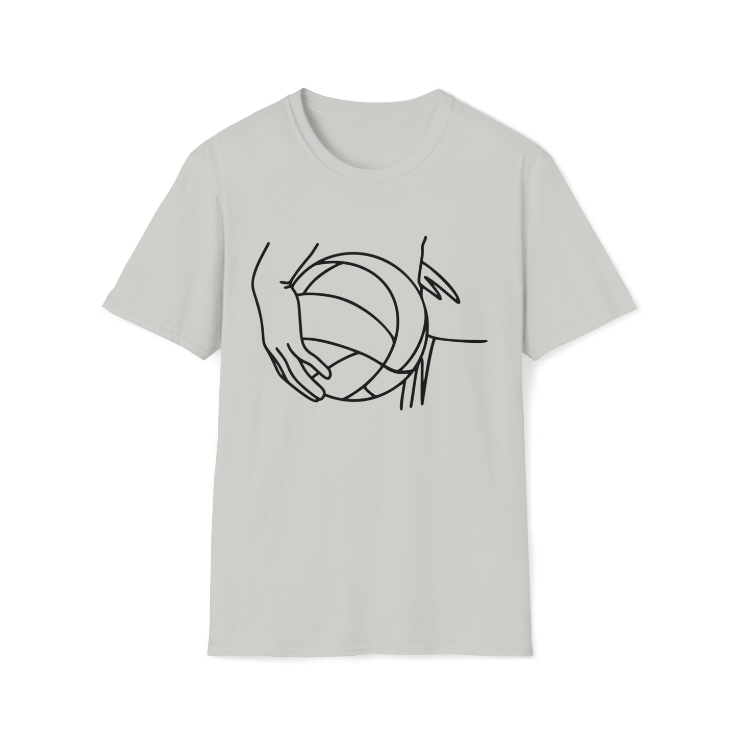 Hand with Volleyball Softstyle T-Shirt