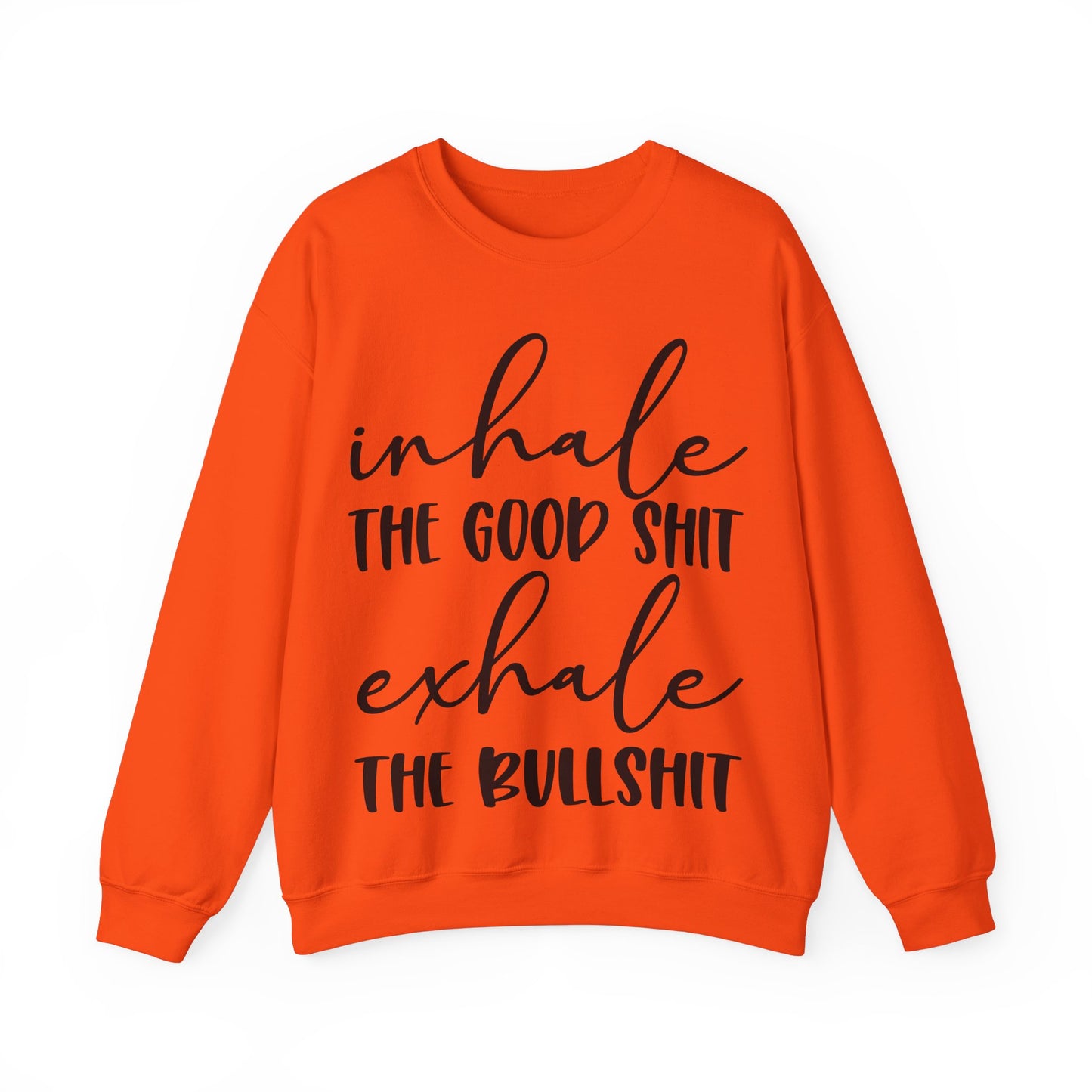Inhale Exhale Heavy Blend™ Crewneck Sweatshirt