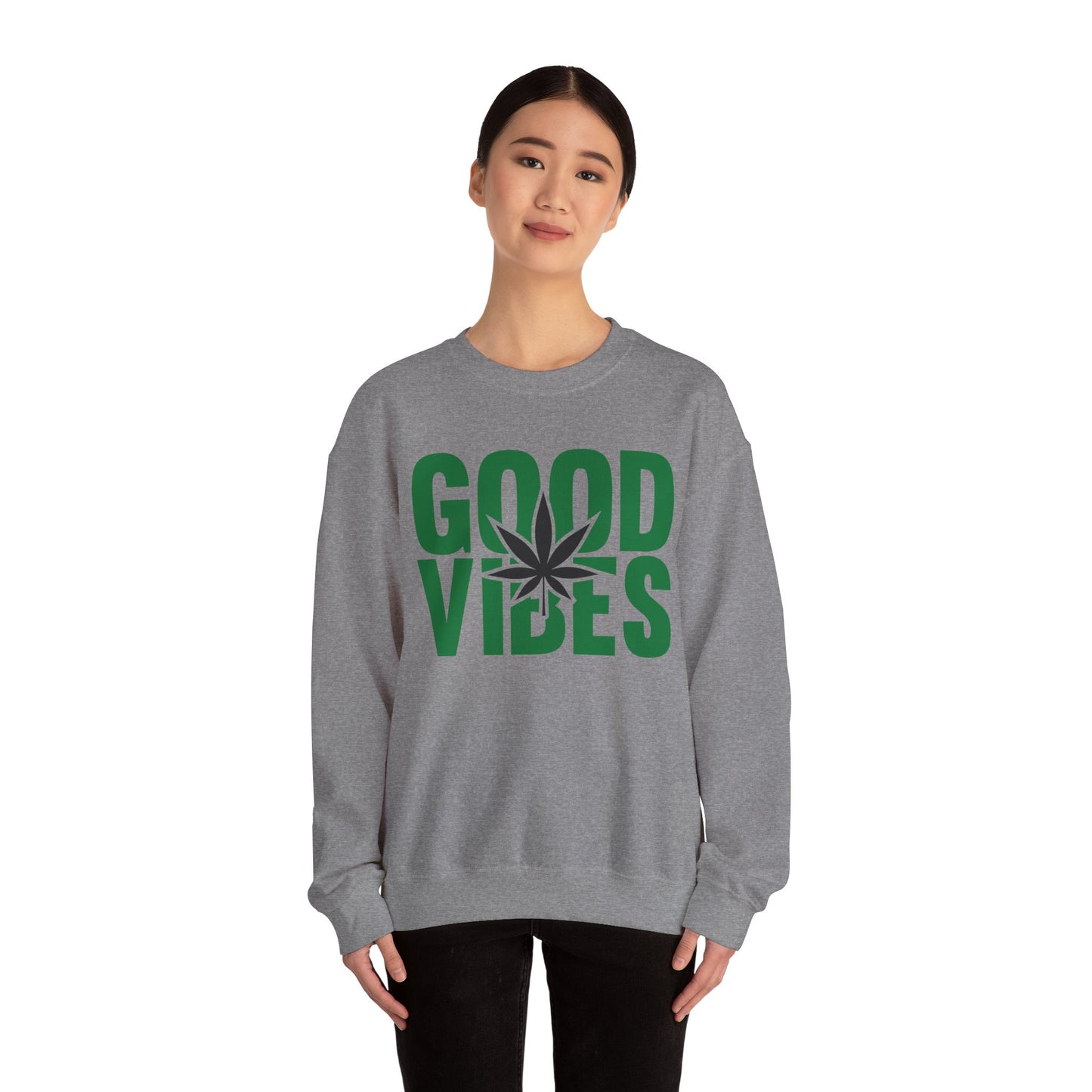 Good Vibes Heavy Blend™ Crewneck Sweatshirt