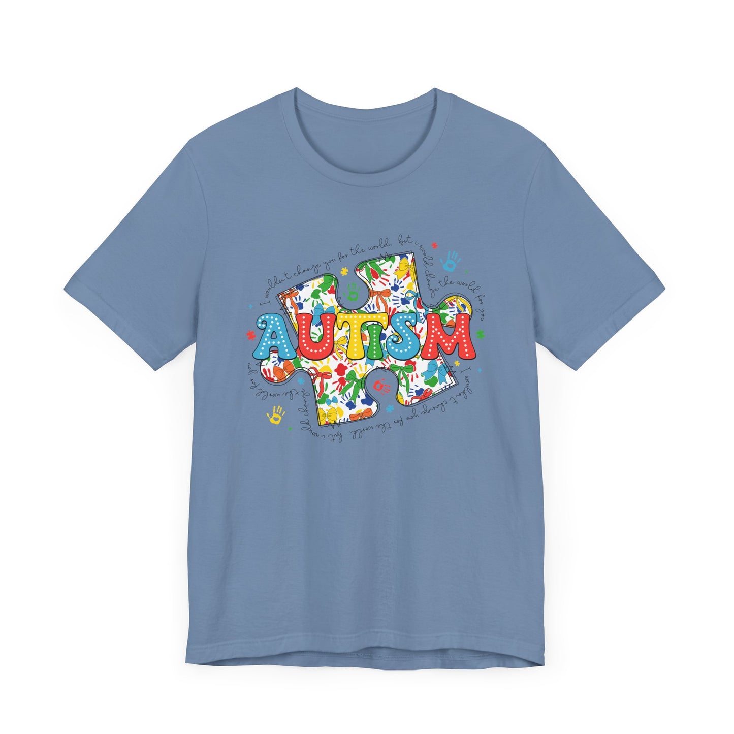 Autism Puzzle Jersey Short Sleeve Tee