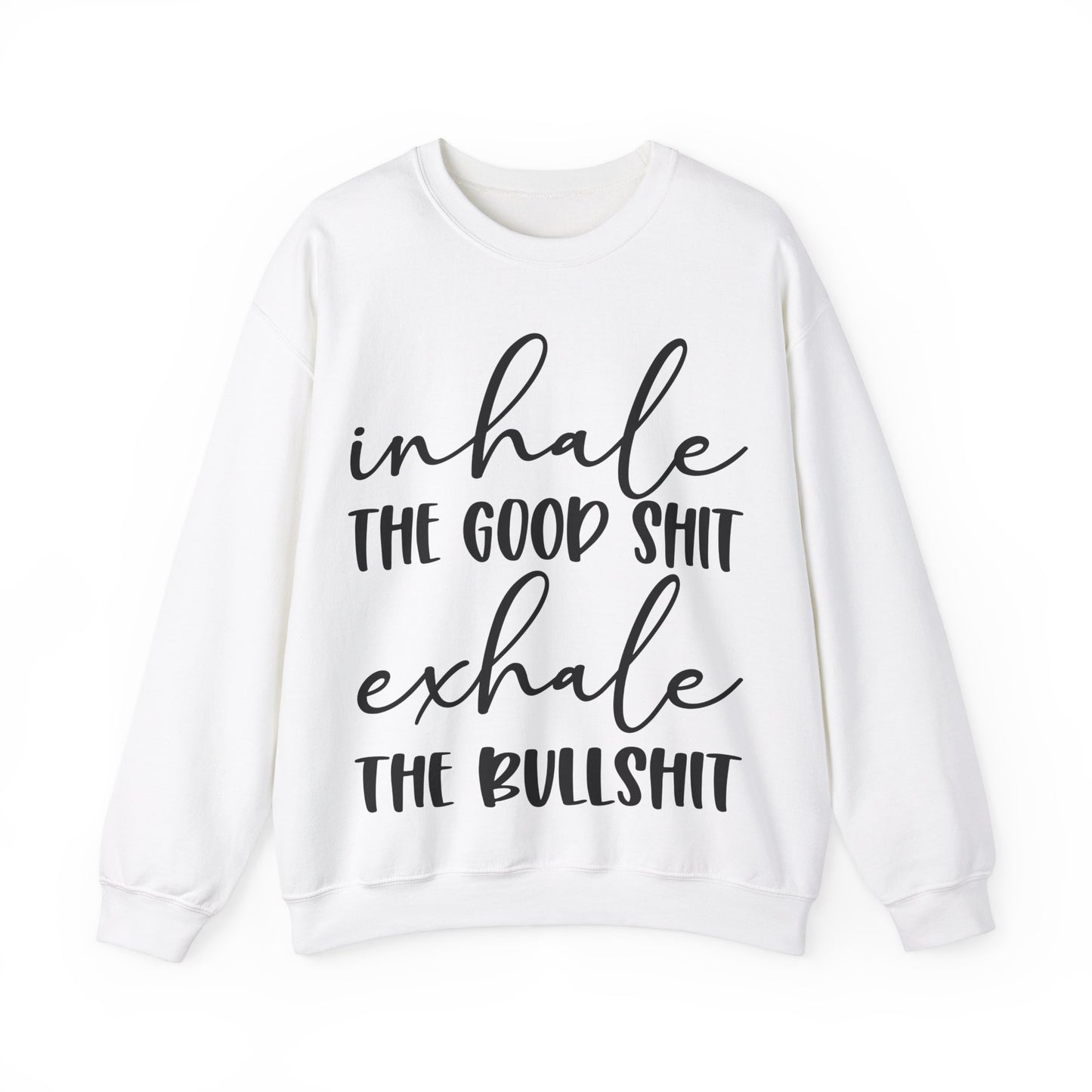 Inhale Exhale Heavy Blend™ Crewneck Sweatshirt