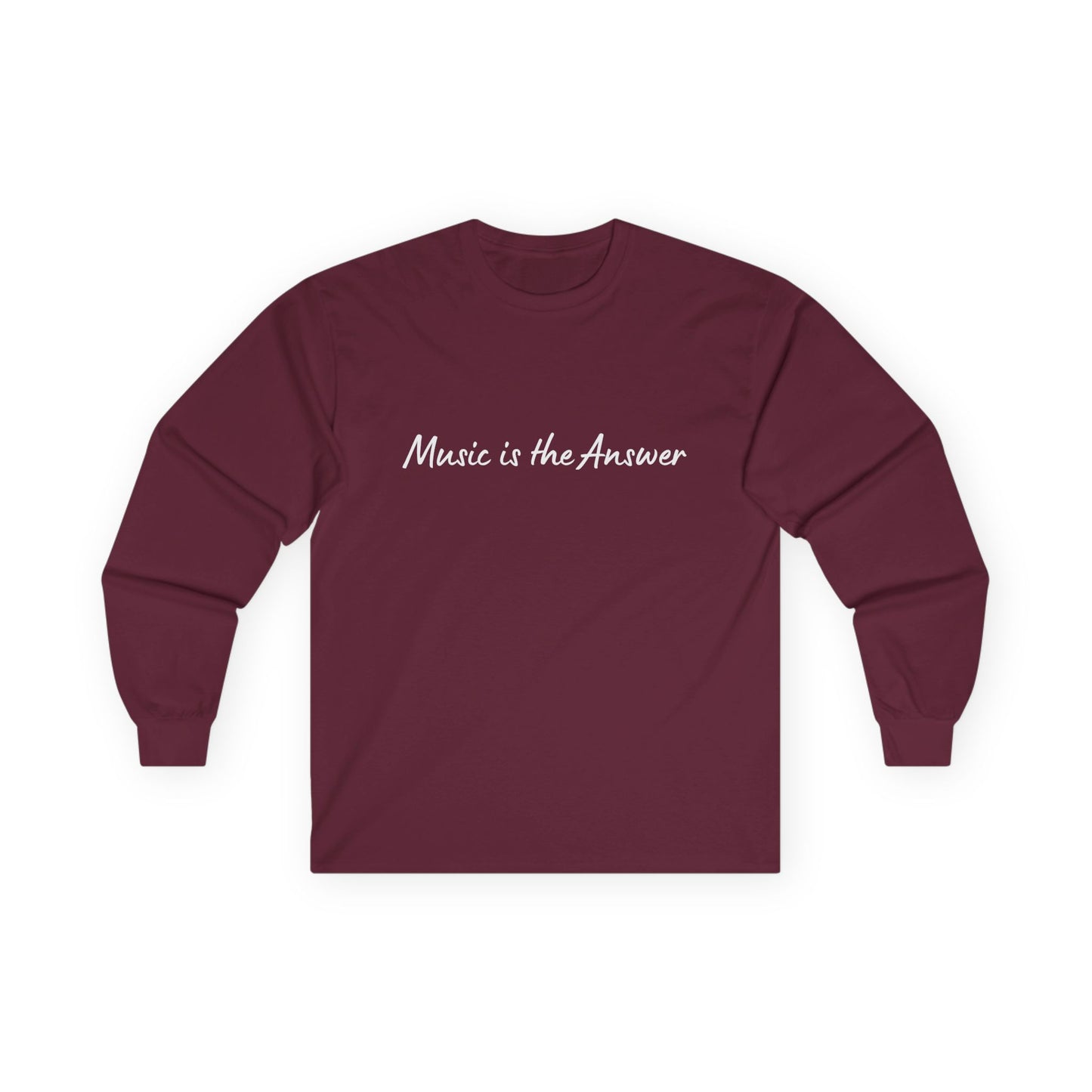Music Is The Answer Ultra Cotton Long Sleeve Tee