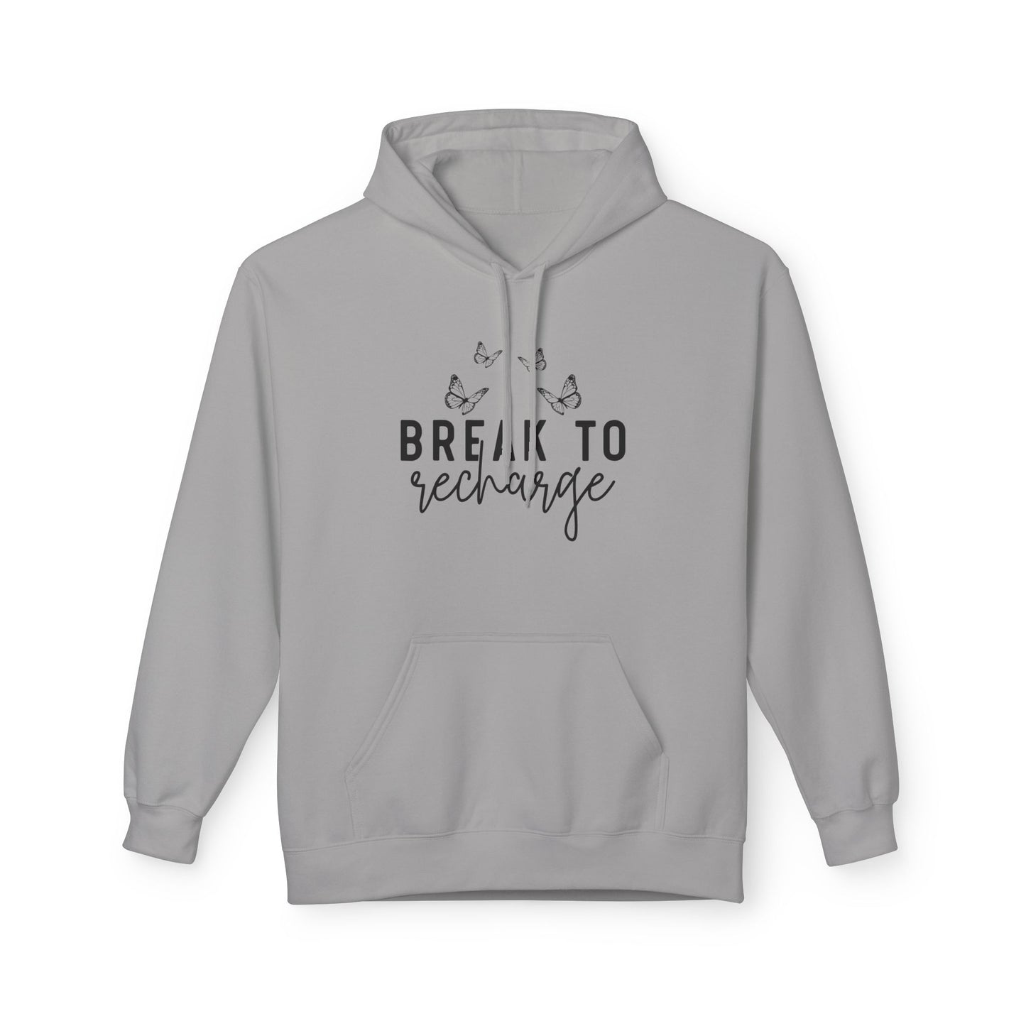 Break To Recharge Midweight Softstyle Fleece Hoodie