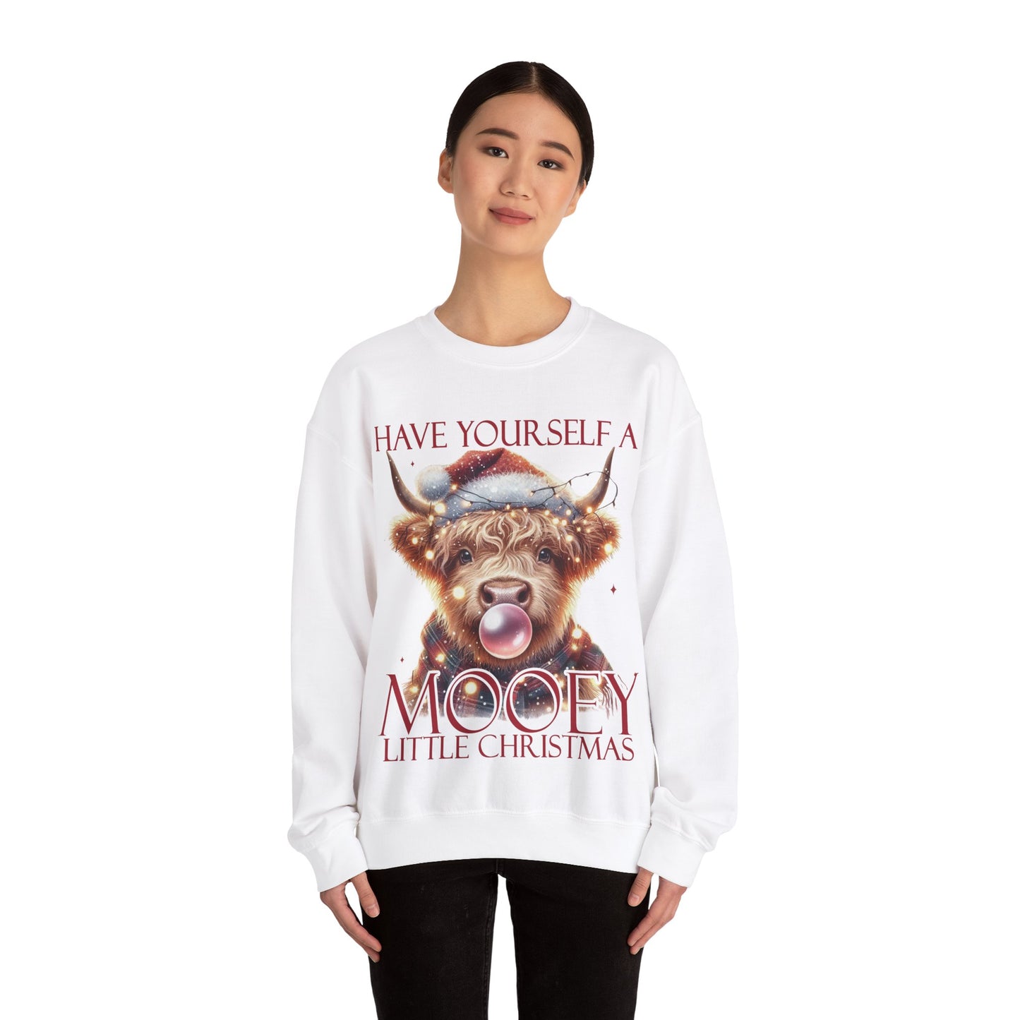 Mooey Little Christmas Heavy Blend™ Crewneck Sweatshirt