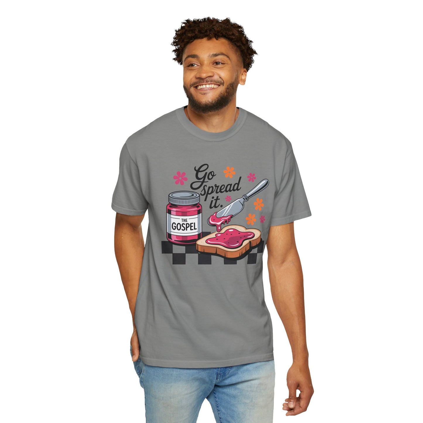 Go Spread It Garment-Dyed T-shirt