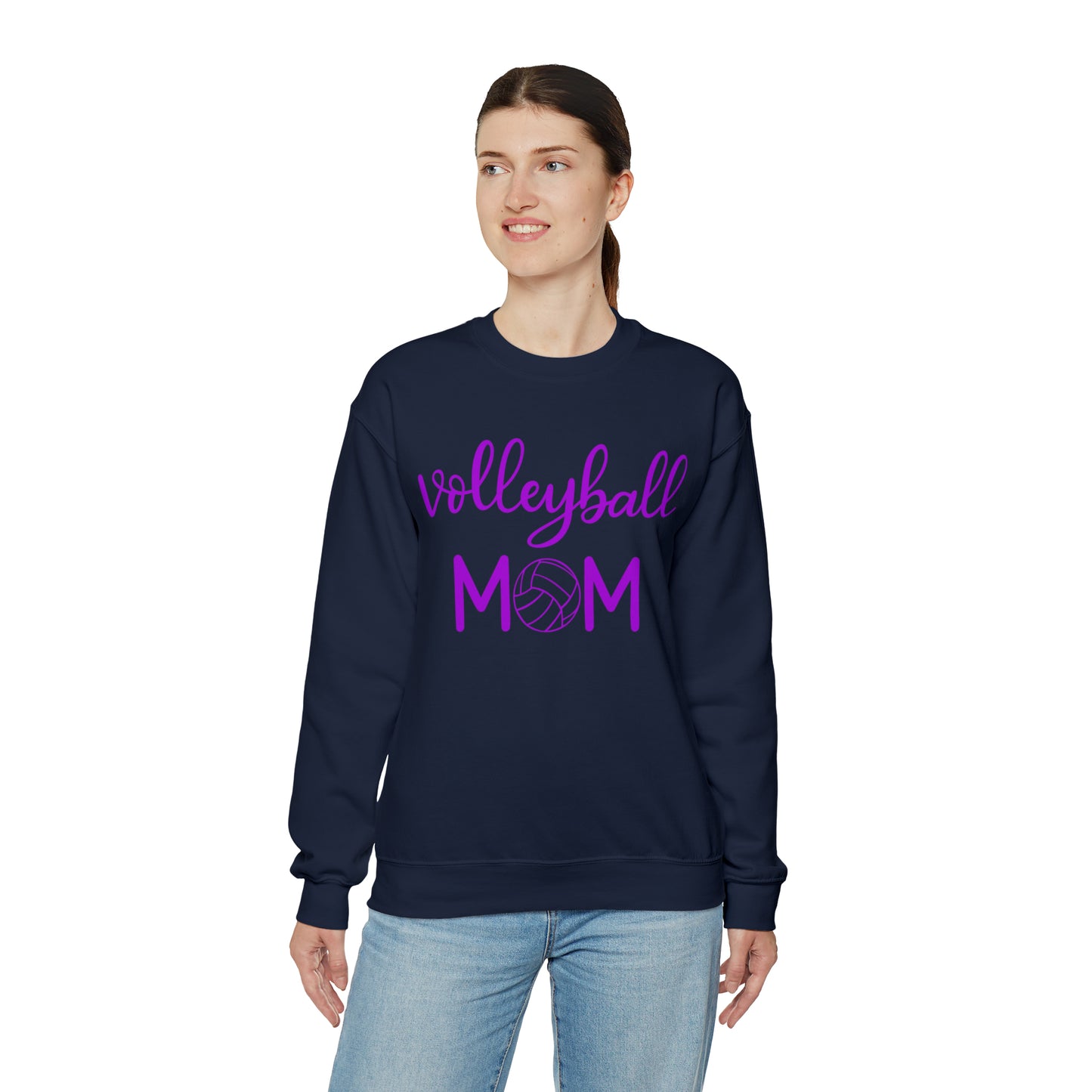 Volleyball Mom Heavy Blend™ Crewneck Sweatshirt
