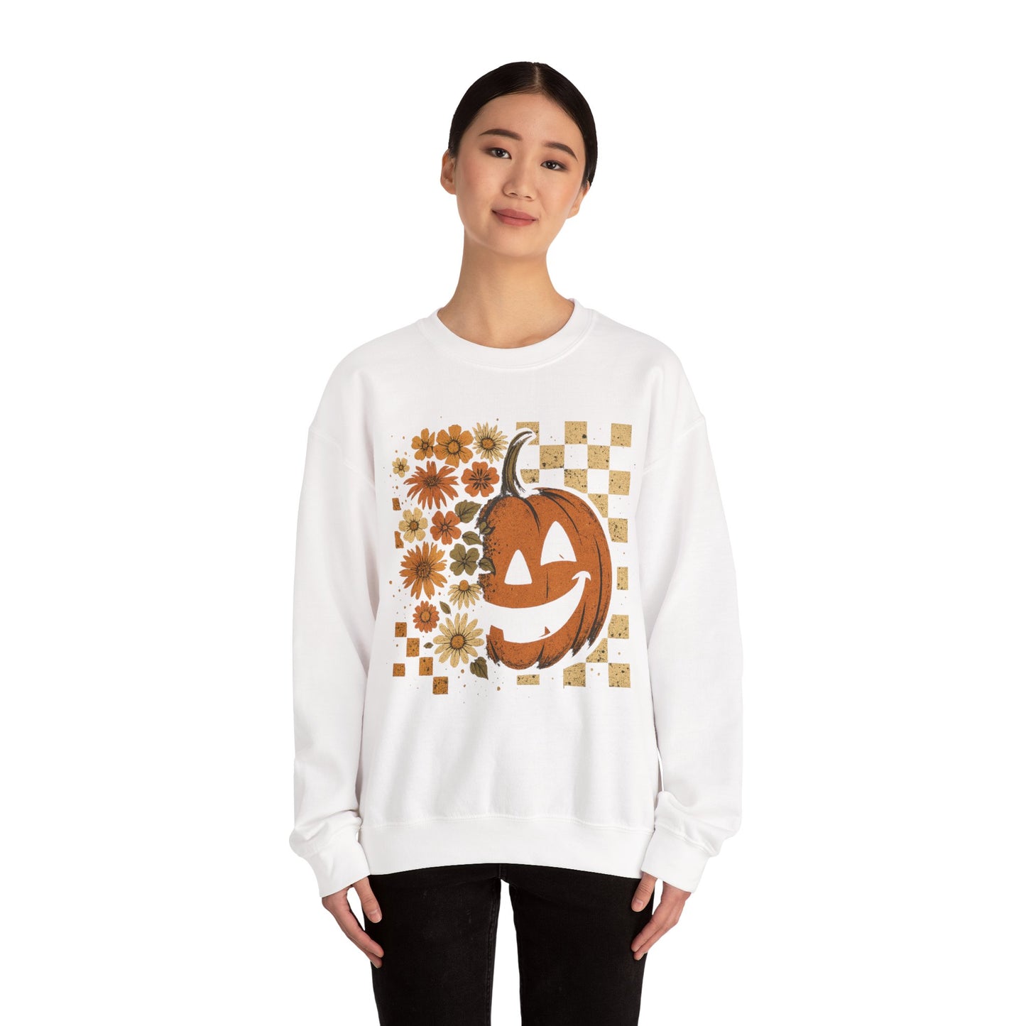 Vintage Jack-o’-lantern Heavy Blend™ Crewneck Sweatshirt