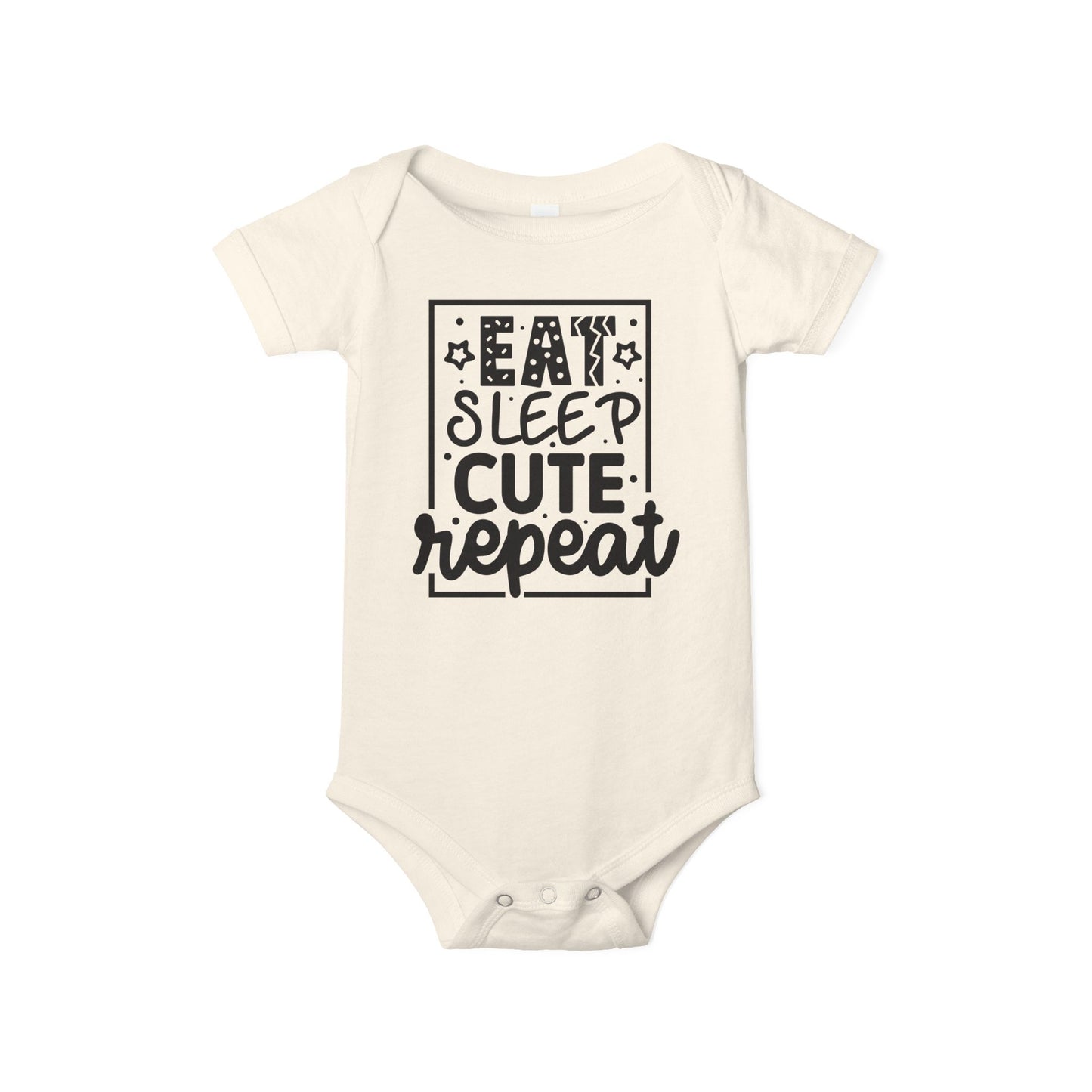 Eat Sleep Cute Repeat Infant Jersey One Piece
