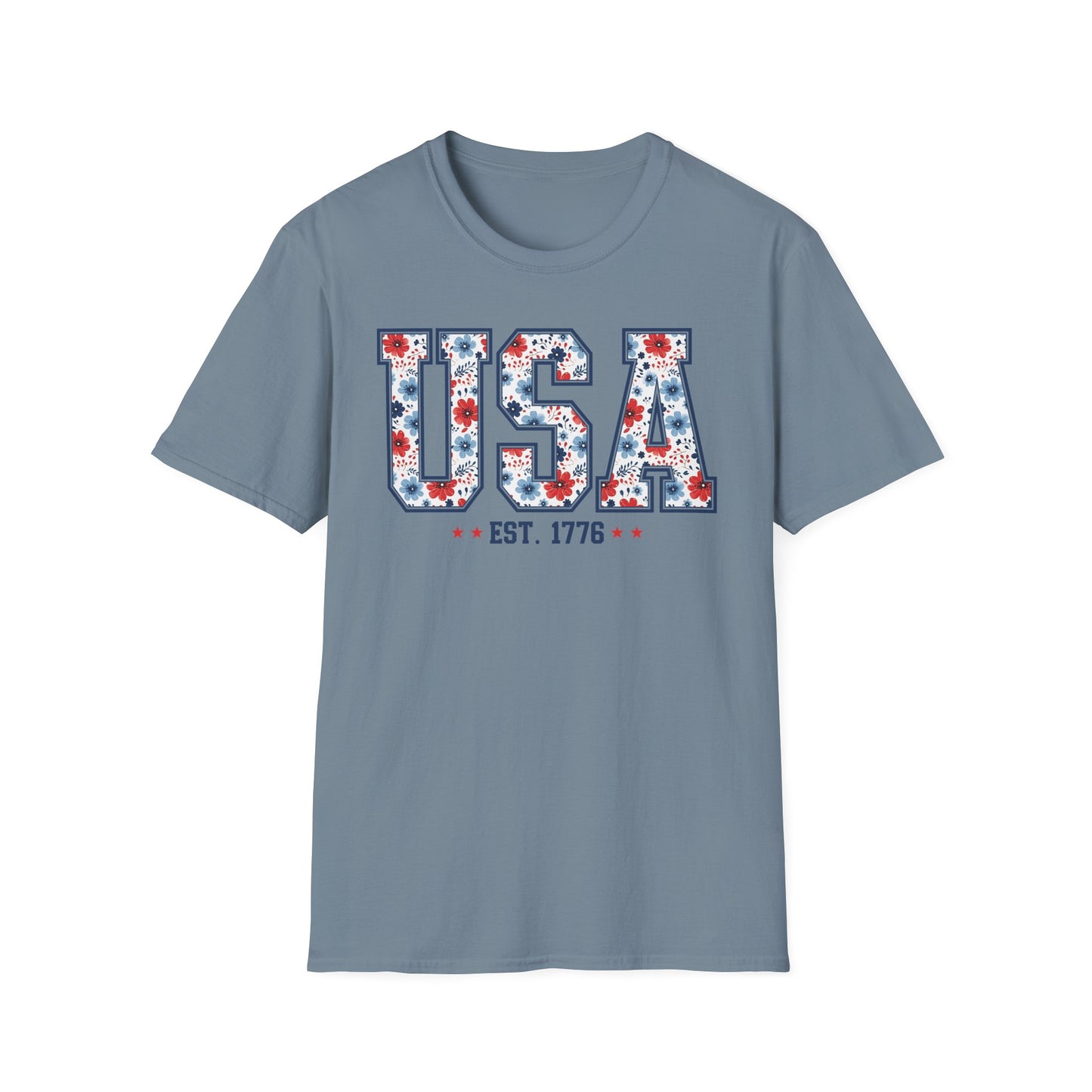USA EST 1776 Softstyle T-Shirt