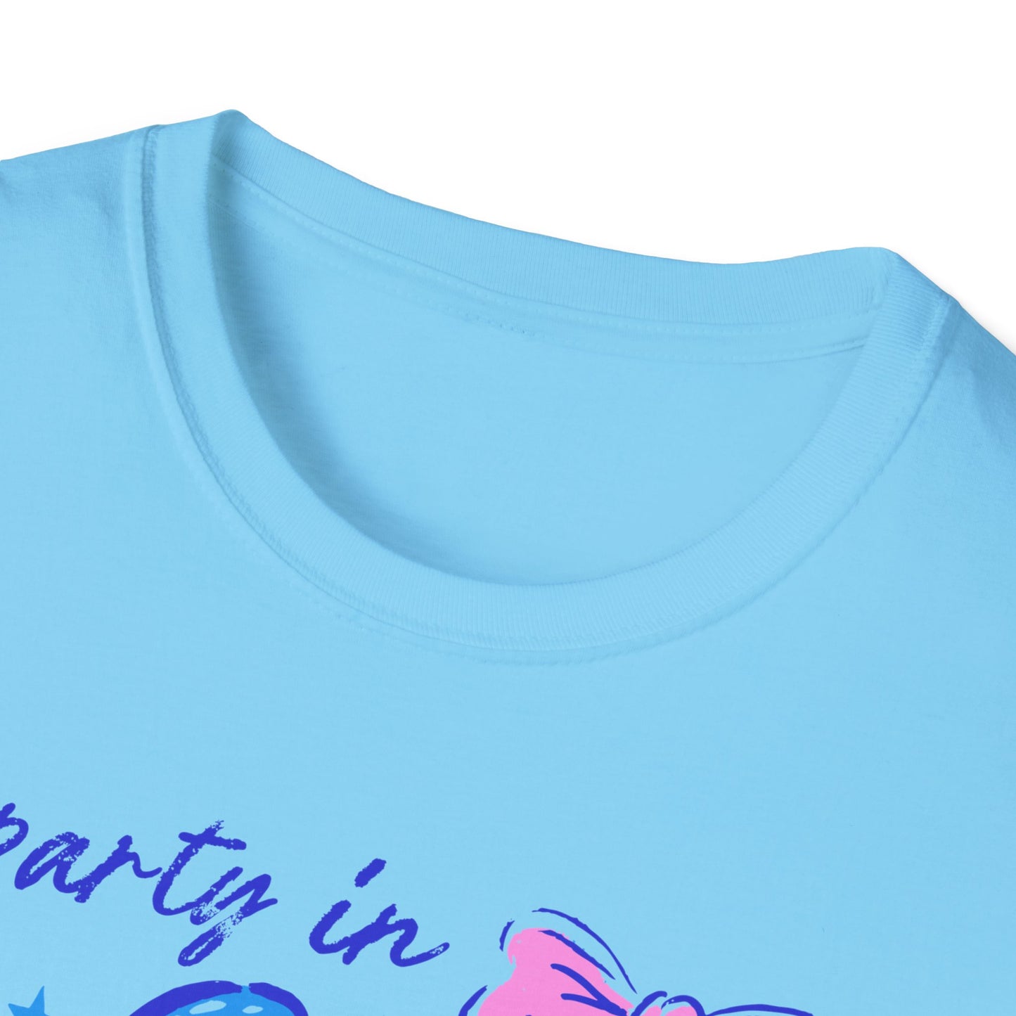 Party In The USA Balloon Dog Softstyle T-Shirt