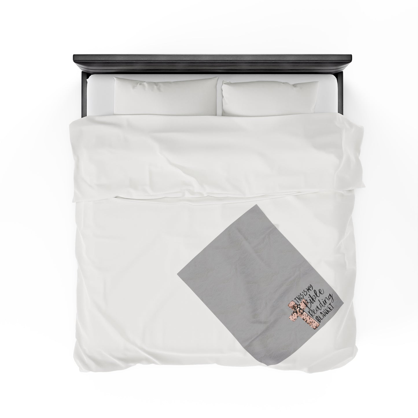 Bible Reading Velveteen Plush Blanket