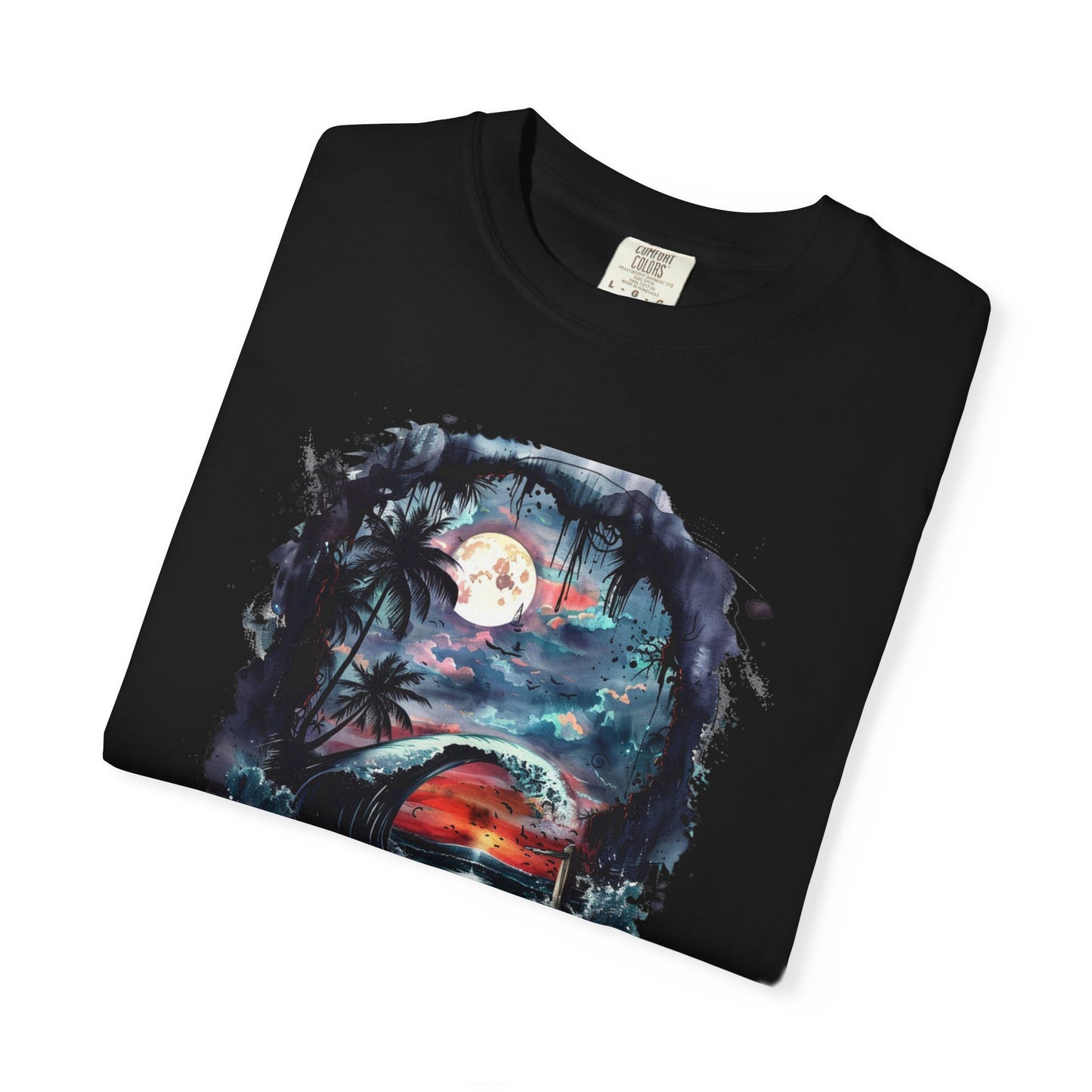 Gothic Summer Wave Garment-Dyed T-shirt
