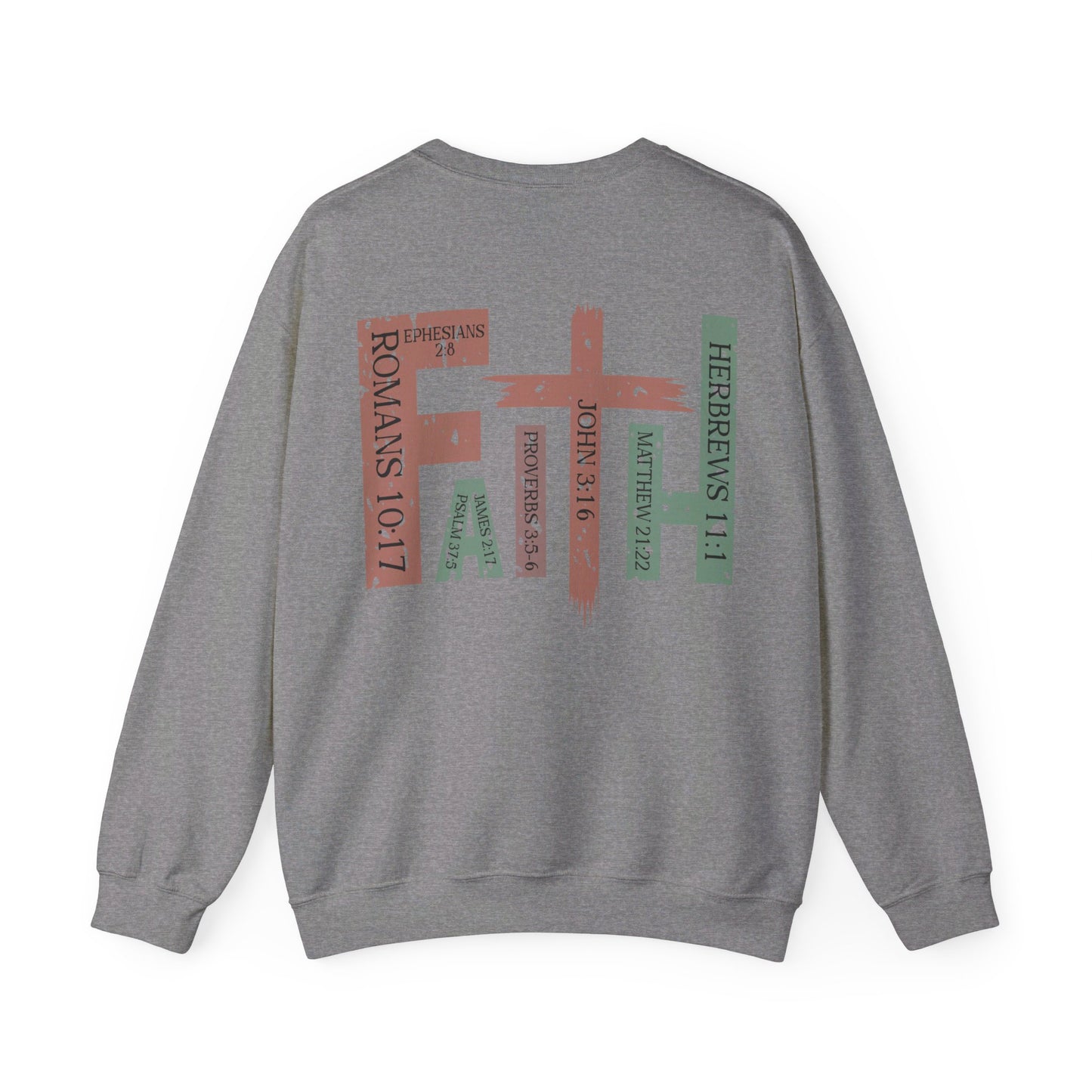 Faith F/B Heavy Blend™ Crewneck Sweatshirt