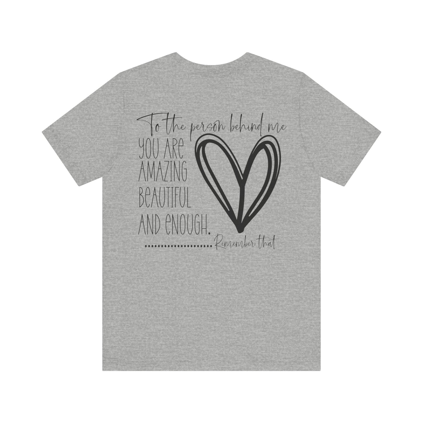 Person Behind Me Jersey Short Sleeve Tee