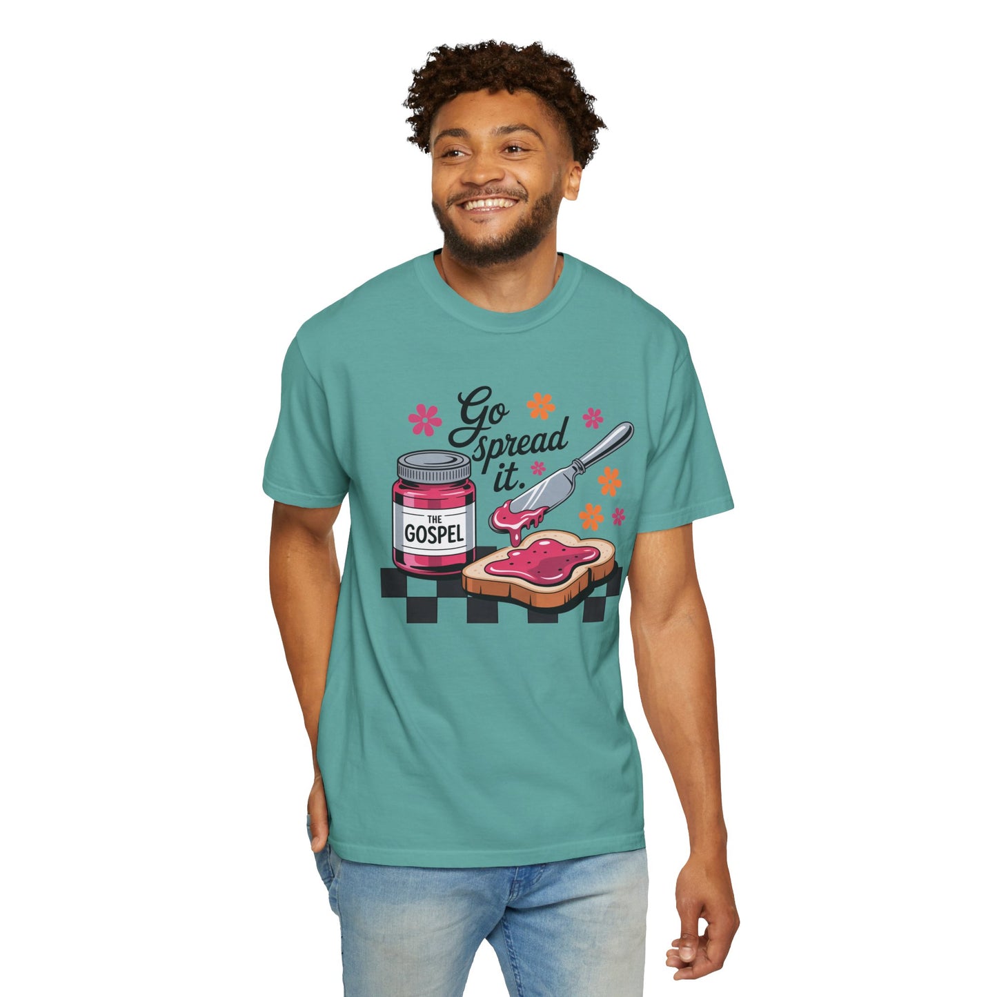 Go Spread It Garment-Dyed T-shirt