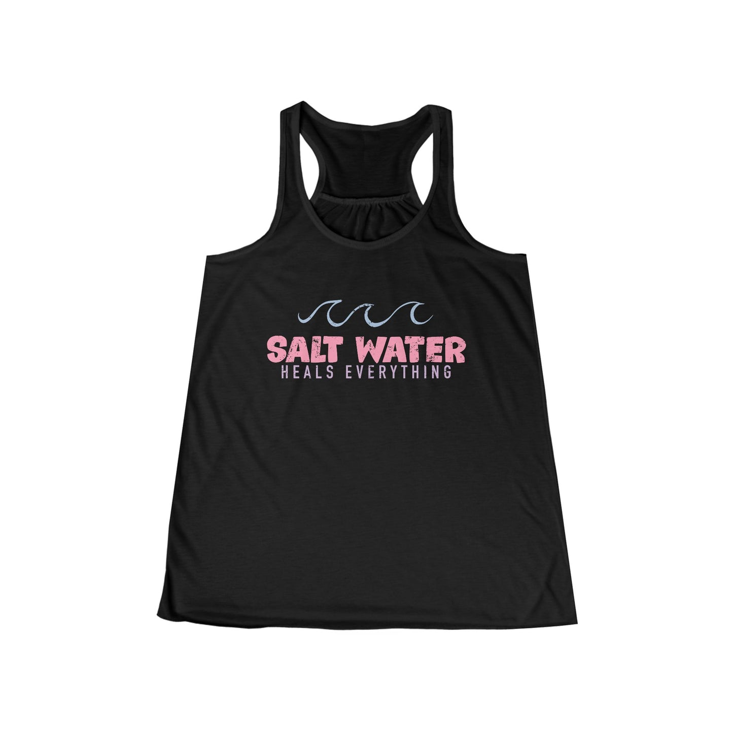 Salt Water Heals Everything Women's Flowy Racerback Tank