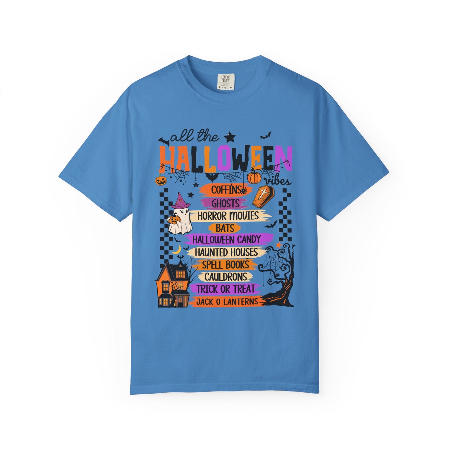 All The Halloween Vibes Garment-Dyed T-shirt