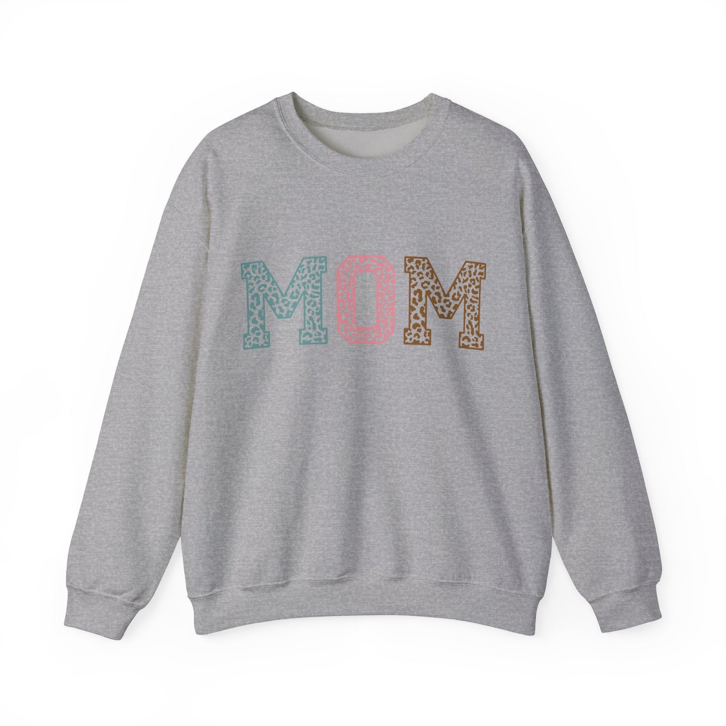 Leopard MOM Heavy Blend™ Crewneck Sweatshirt