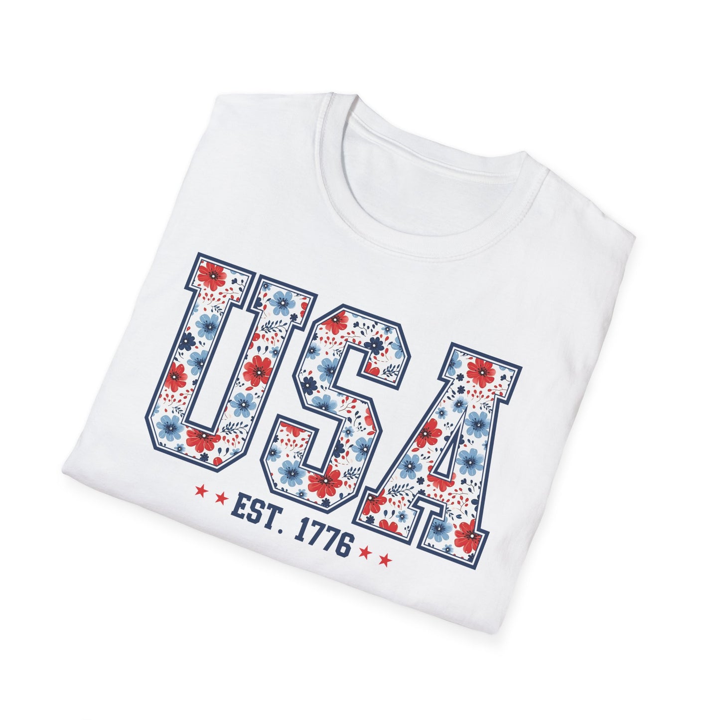 USA EST 1776 Softstyle T-Shirt
