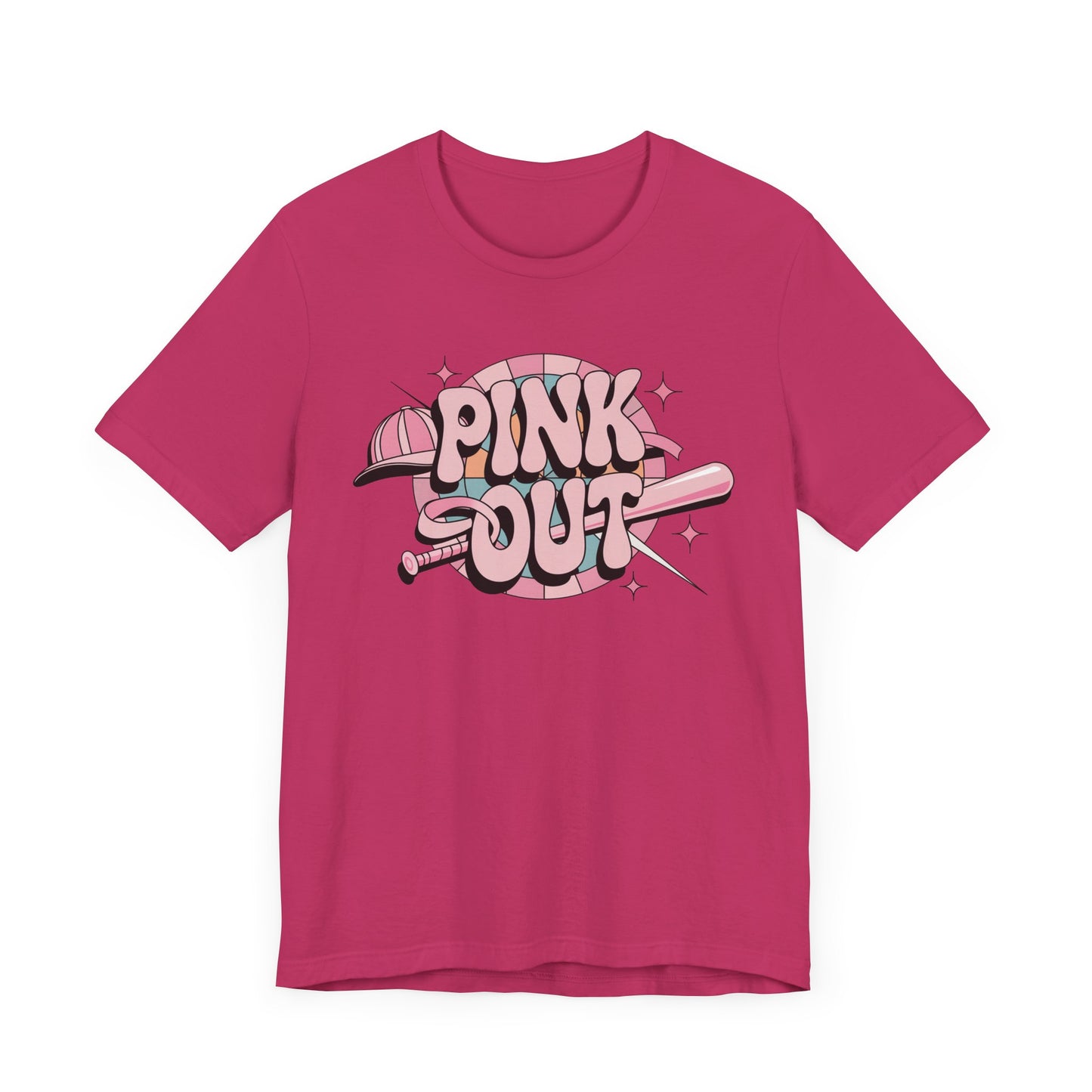 Baseball Pink Out Jersey Short Sleeve Tee
