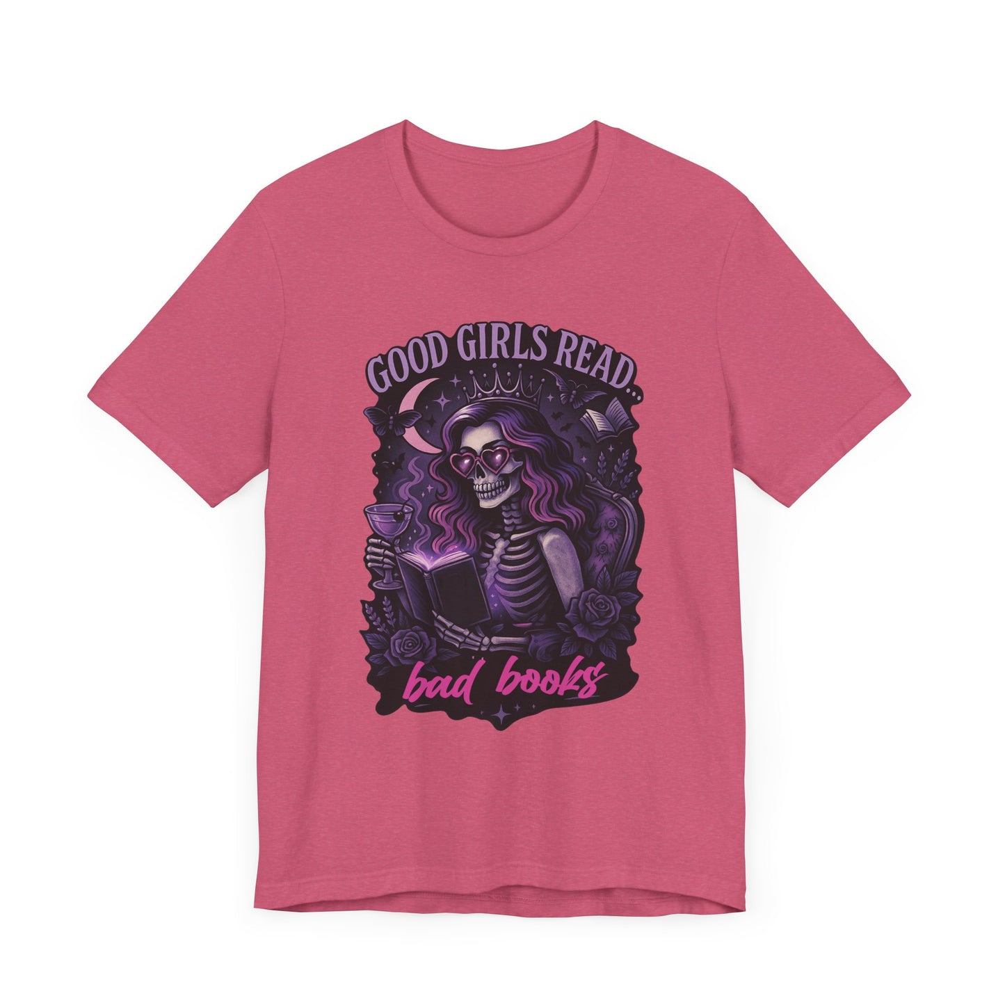 Good Girls Read Bad Books Jersey Short Sleeve Tee