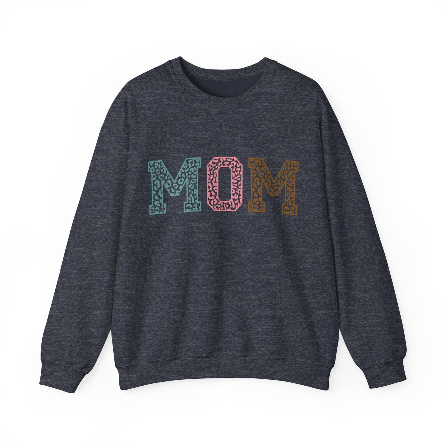 Leopard MOM Heavy Blend™ Crewneck Sweatshirt
