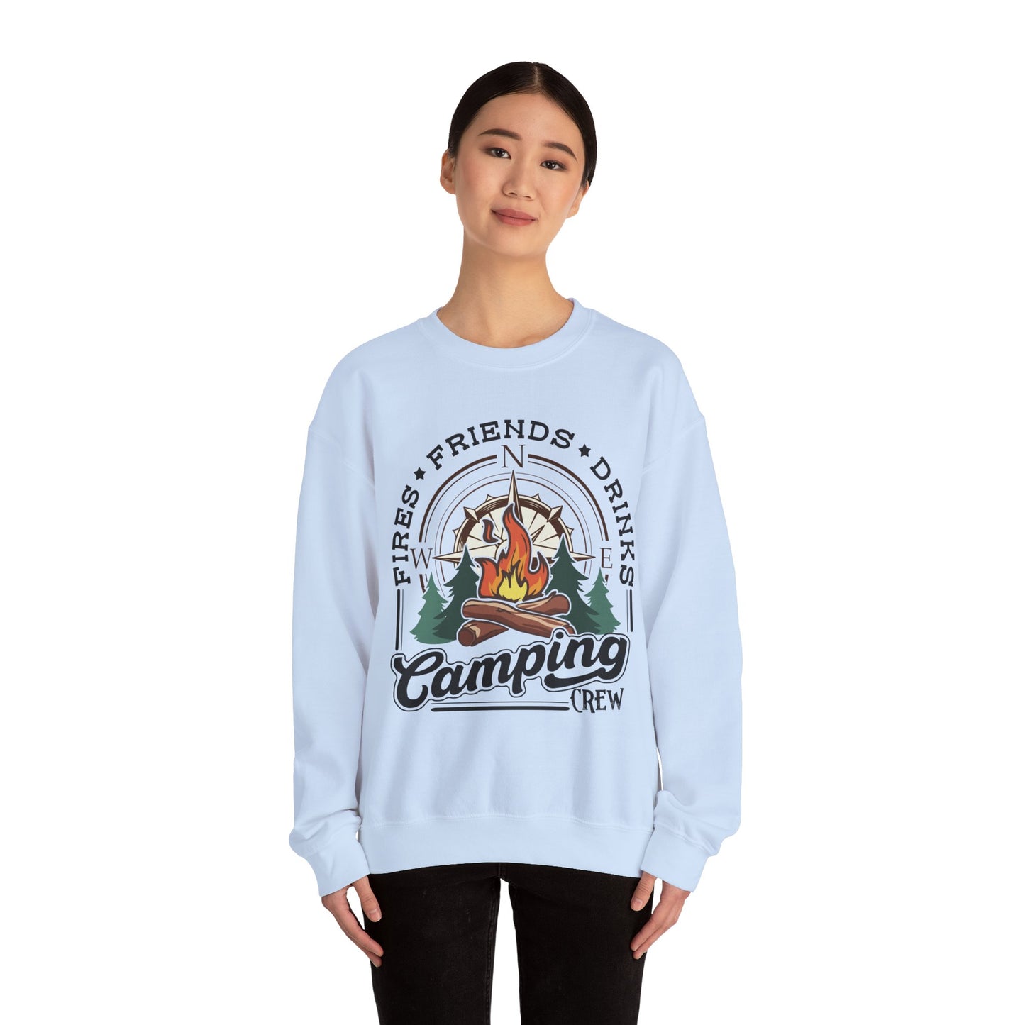 Camping Crew Heavy Blend™ Crewneck Sweatshirt