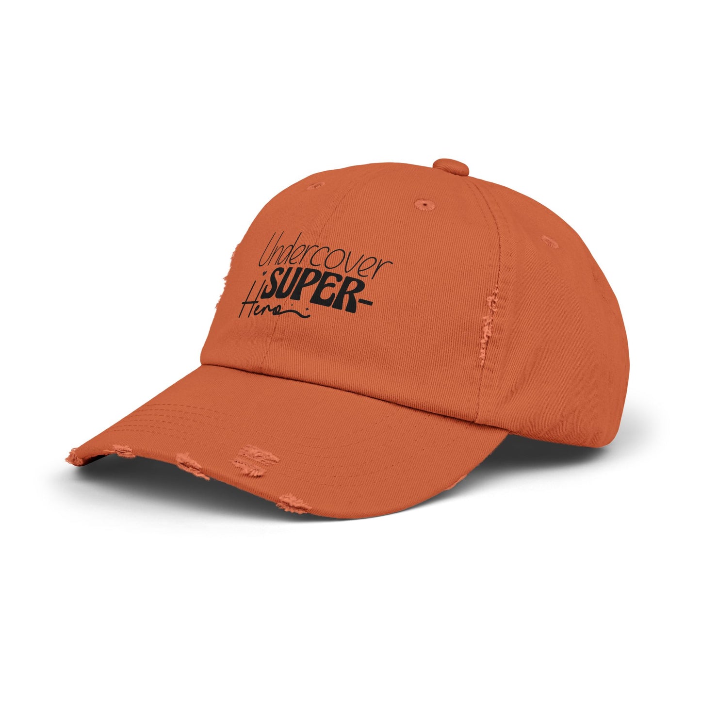 Undercover Super Hero Distressed Cap