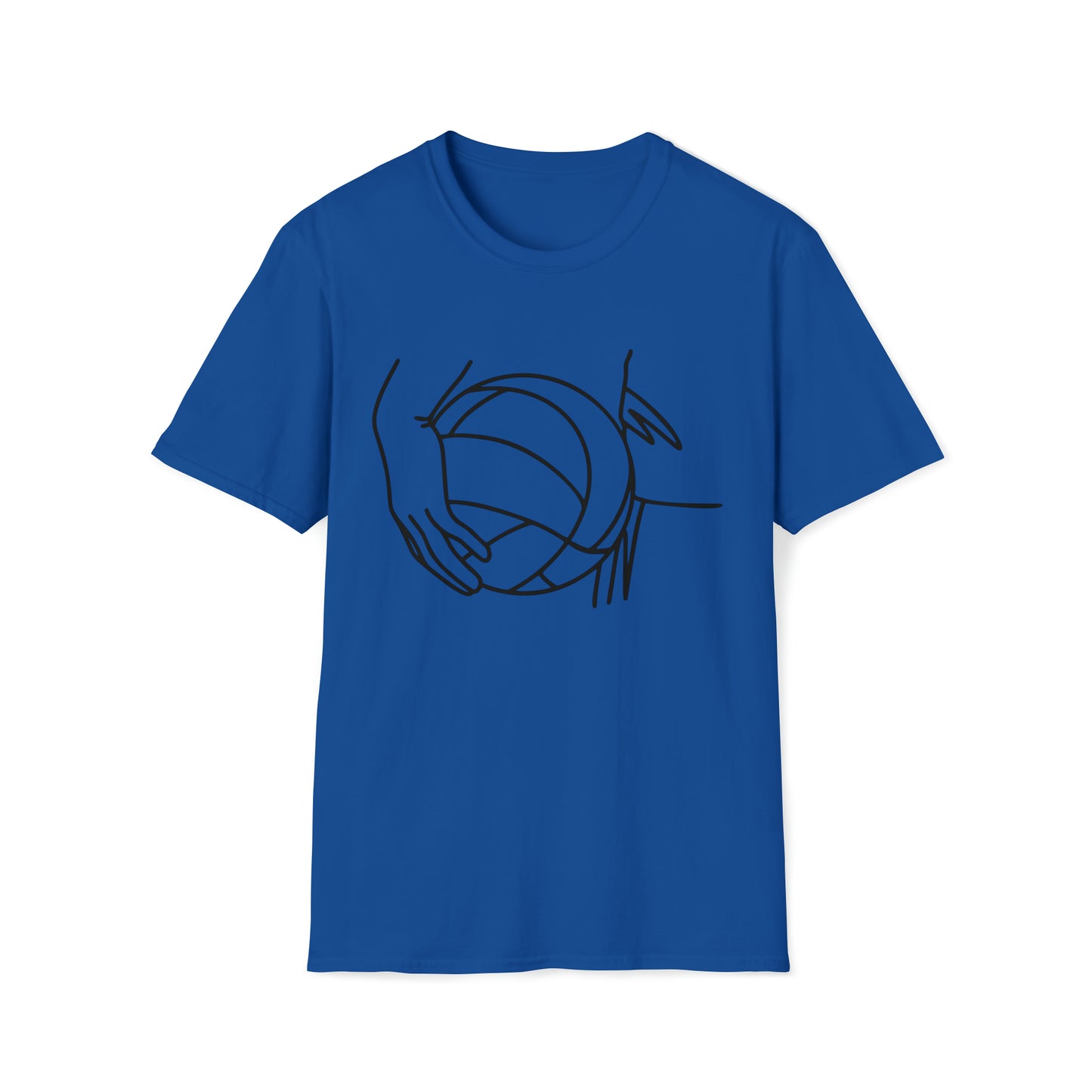 Hand with Volleyball Softstyle T-Shirt