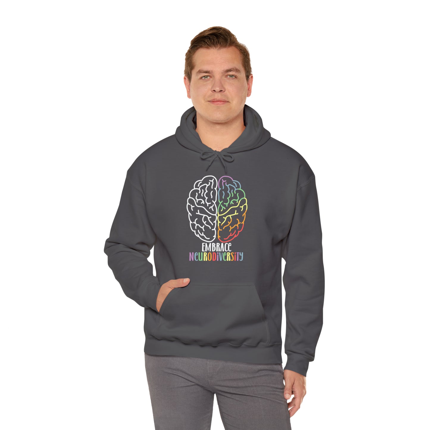 Embrace Neurodiversity Heavy Blend™ Hooded Sweatshirt