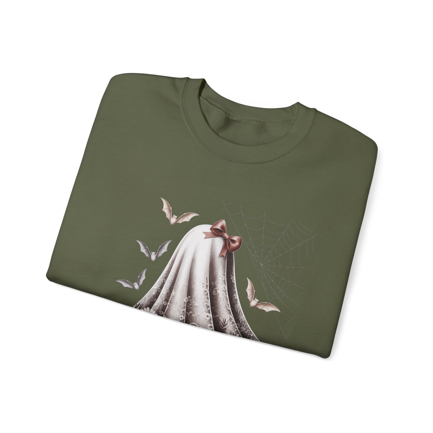Lace Ghost Heavy Blend™ Crewneck Sweatshirt