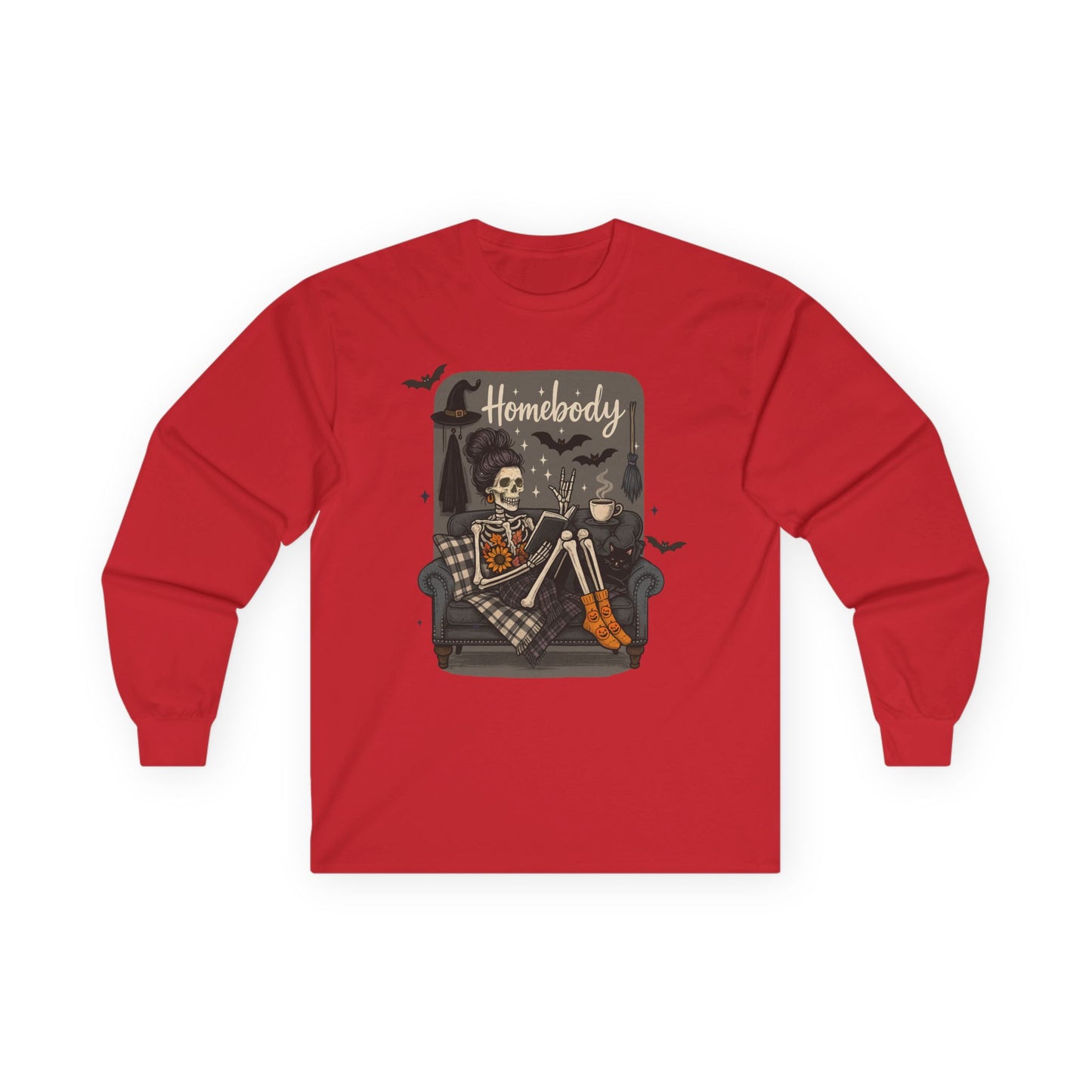 Spooky Homebody Ultra Cotton Long Sleeve Tee