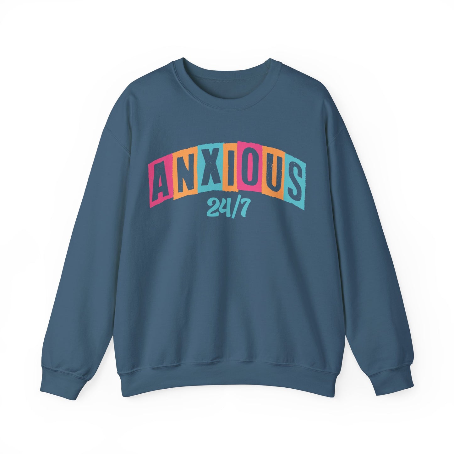 Anxious 24/7 Heavy Blend™ Crewneck Sweatshirt