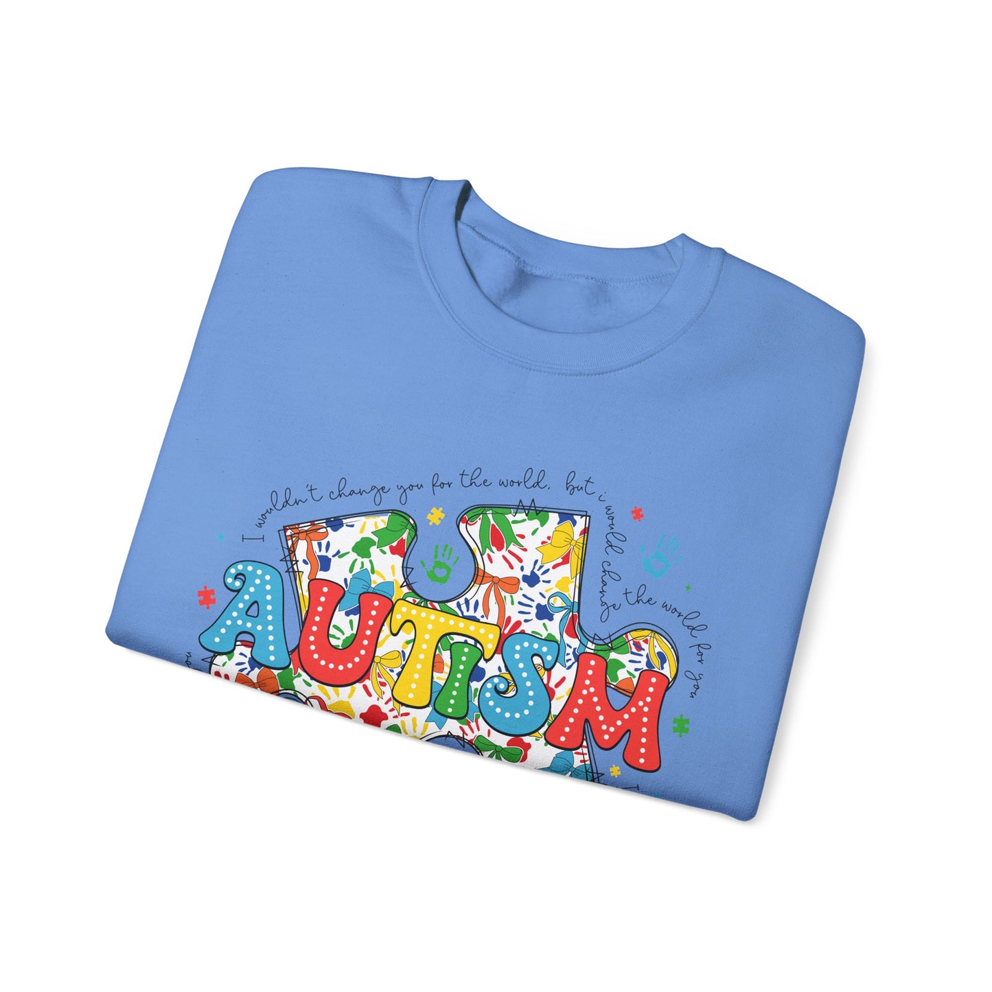 Autism Puzzle Piece Heavy Blend™ Crewneck Sweatshirt