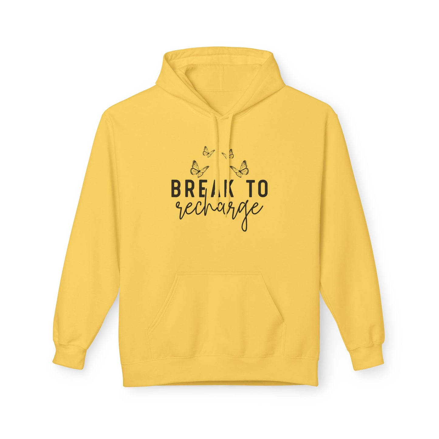 Break To Recharge Midweight Softstyle Fleece Hoodie