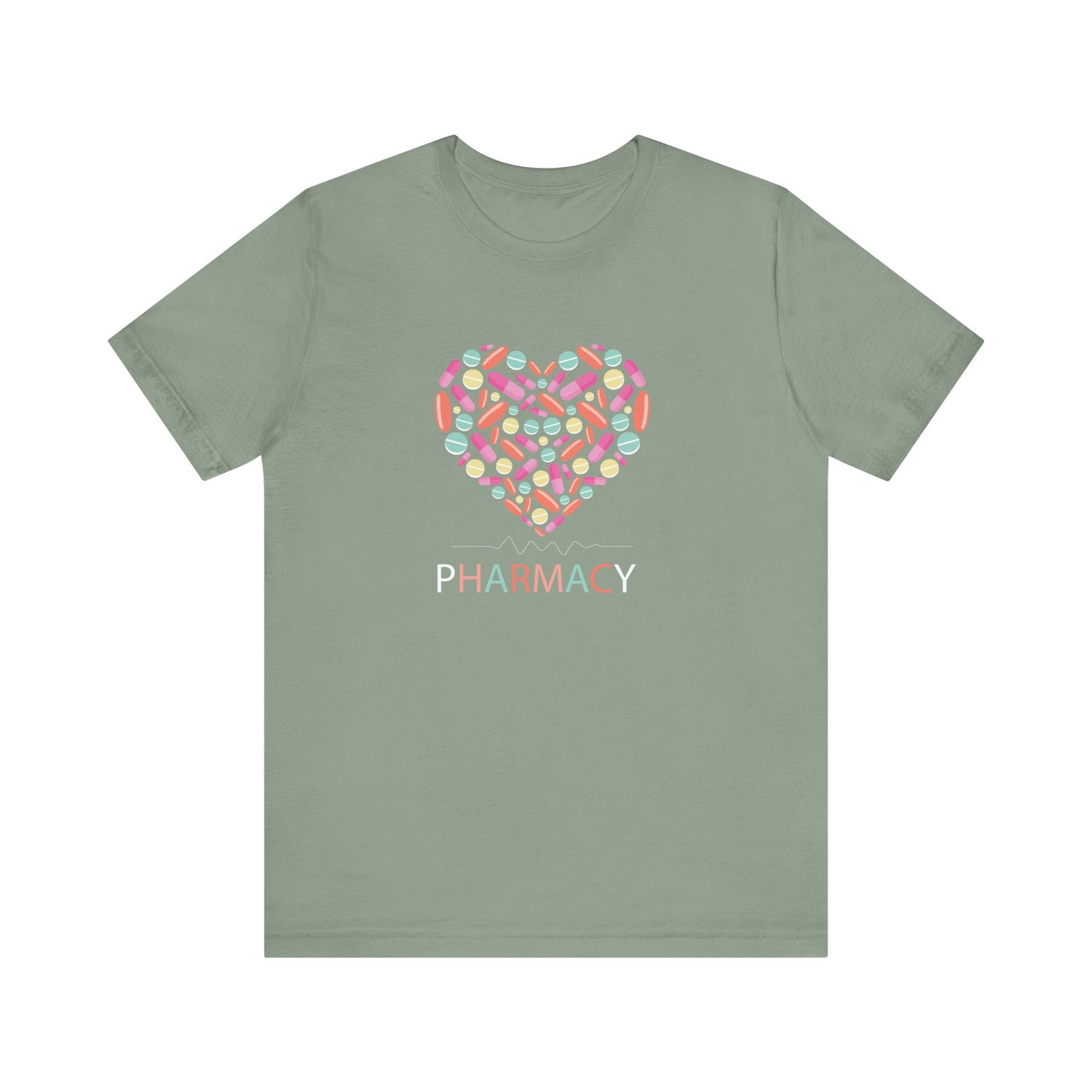 Pharmacy Pill Heart Jersey Short Sleeve Tee CYOT