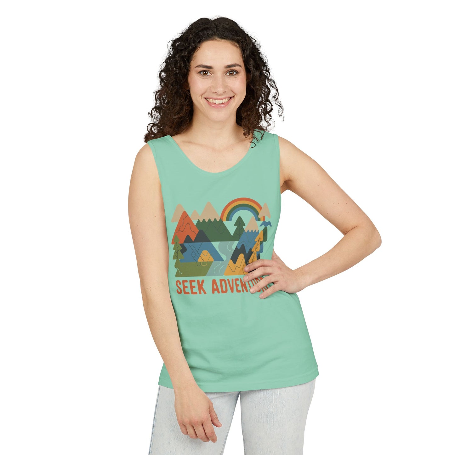 Seek Adventure Garment-Dyed Tank Top