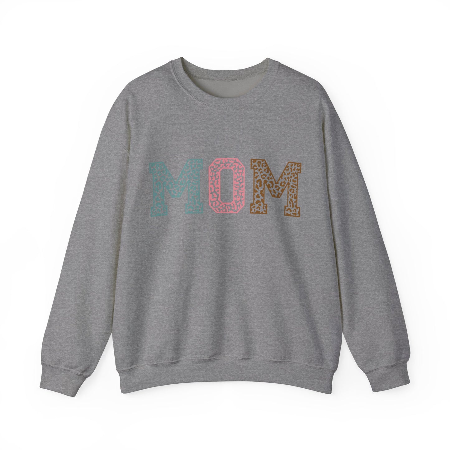 Leopard MOM Heavy Blend™ Crewneck Sweatshirt