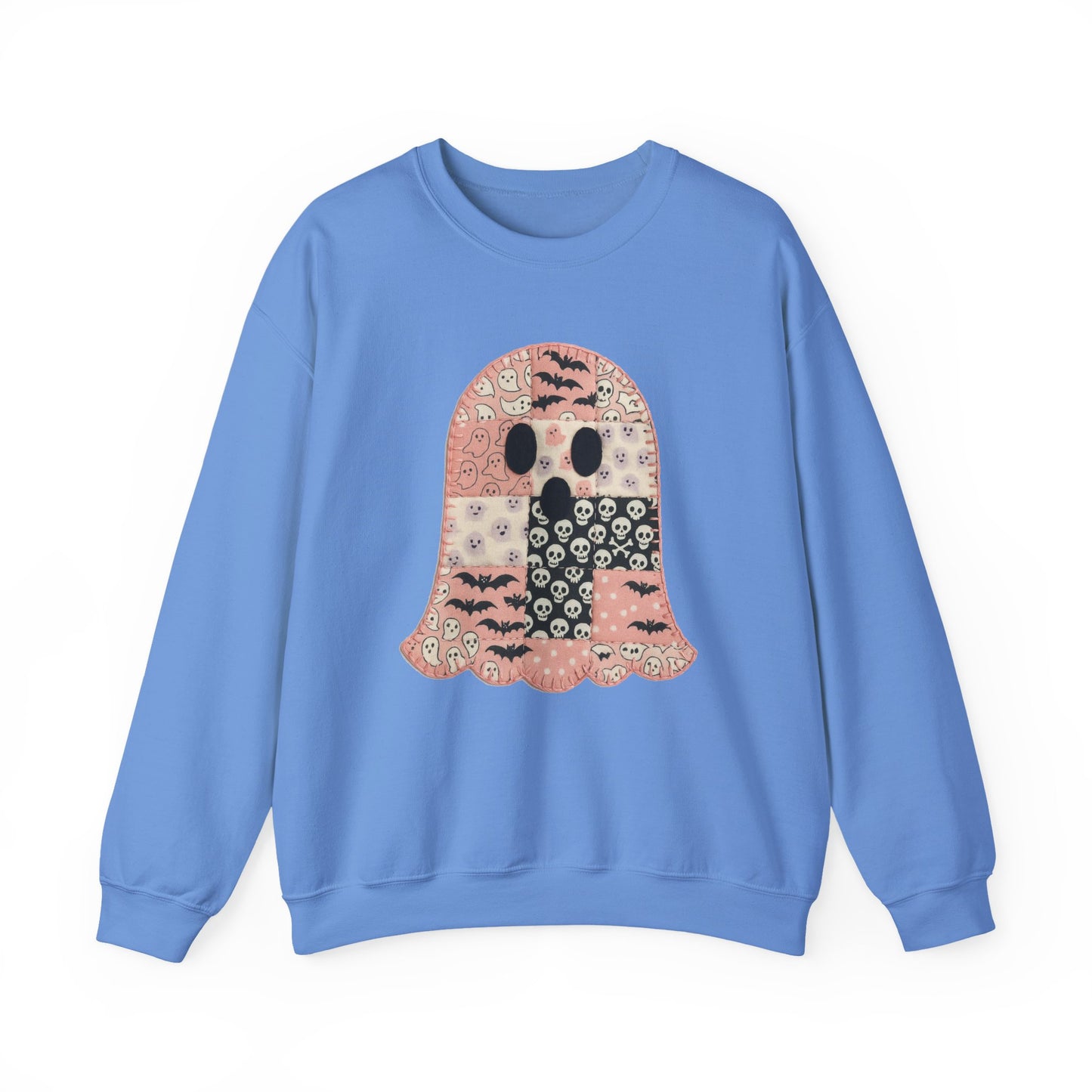 Patchwork Ghost Heavy Blend™ Crewneck Sweatshirt
