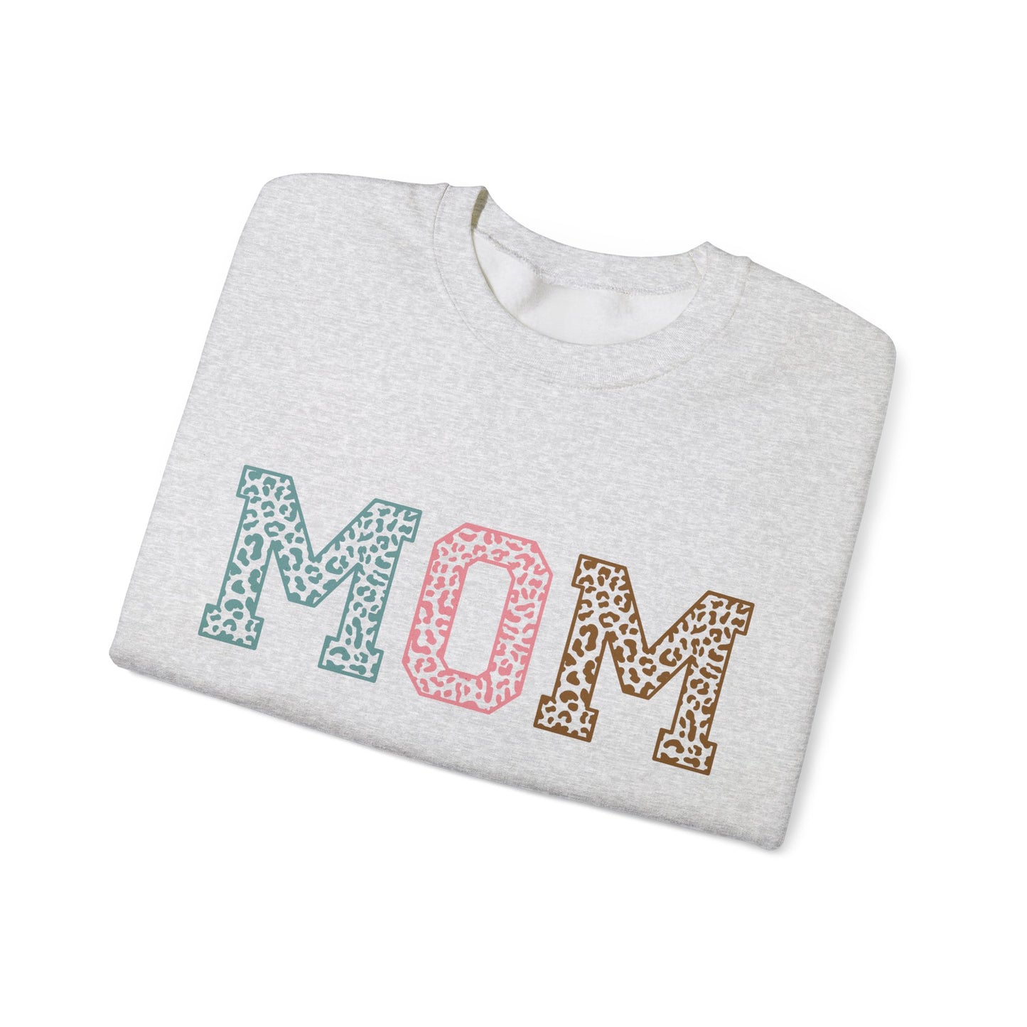 Leopard MOM Heavy Blend™ Crewneck Sweatshirt