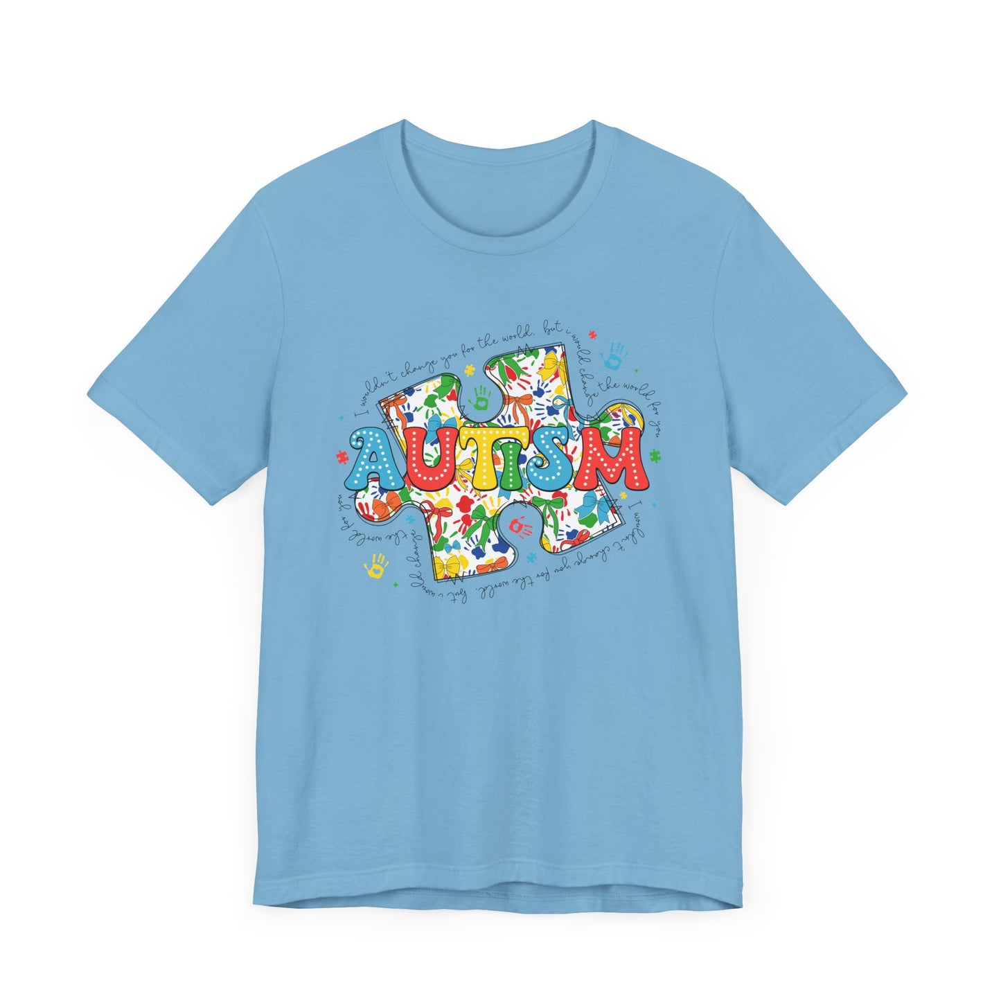 Autism Puzzle Jersey Short Sleeve Tee
