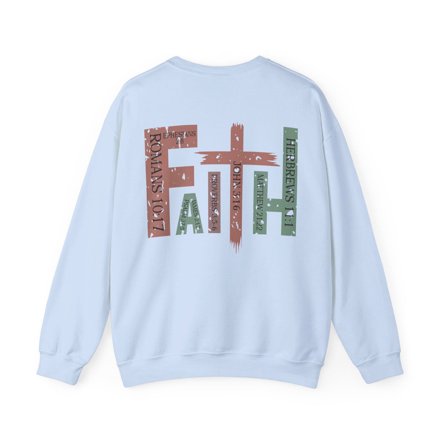 Faith F/B Heavy Blend™ Crewneck Sweatshirt