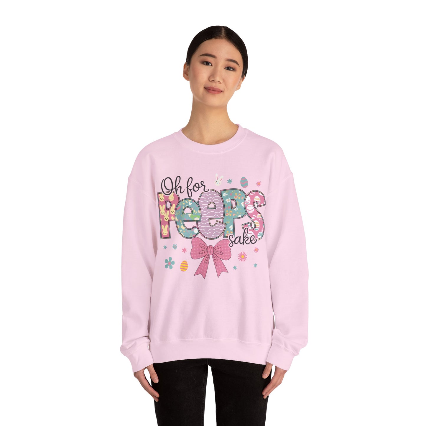Oh For Peeps Sake Heavy Blend™ Crewneck Sweatshirt