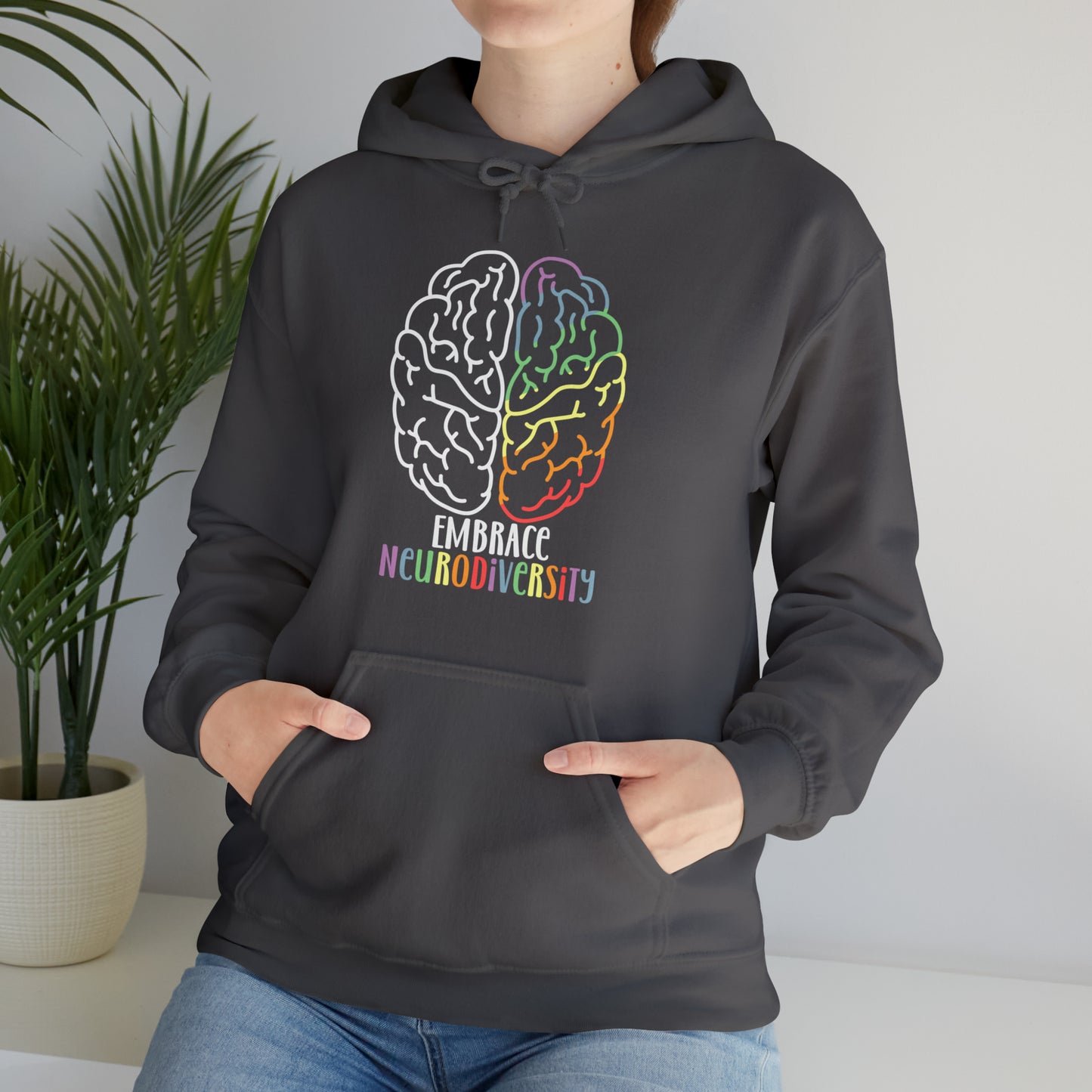 Embrace Neurodiversity Heavy Blend™ Hooded Sweatshirt