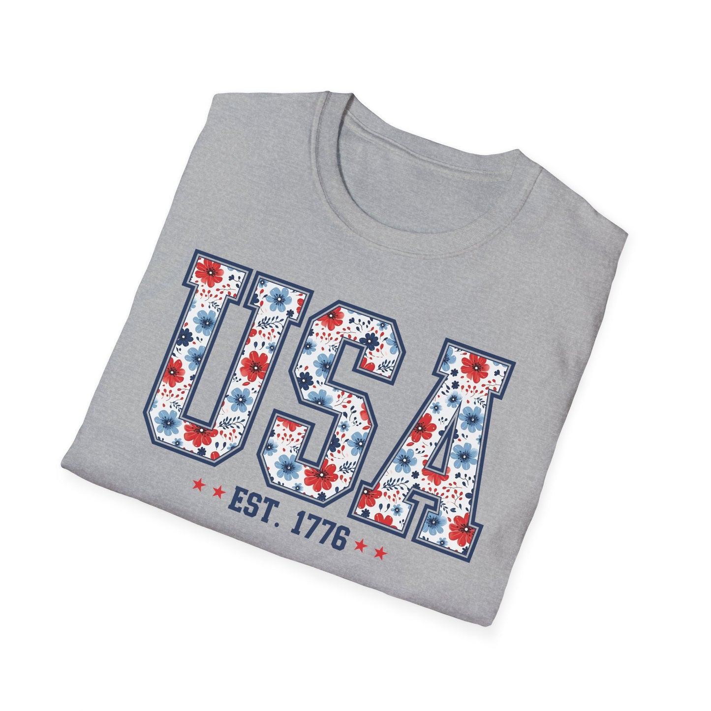 USA EST 1776 Softstyle T-Shirt