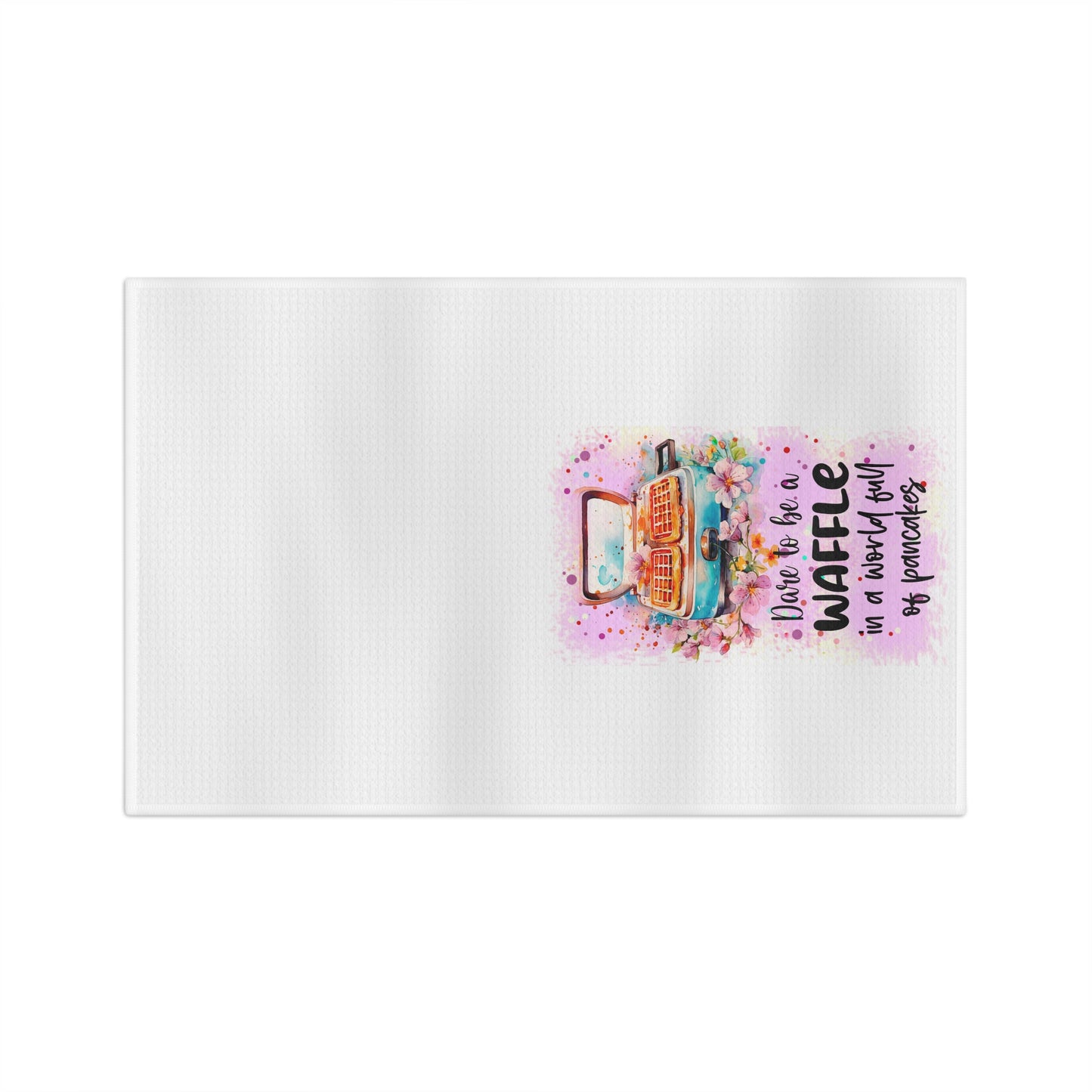 Dare To Be A Waffle Soft Tea Towel