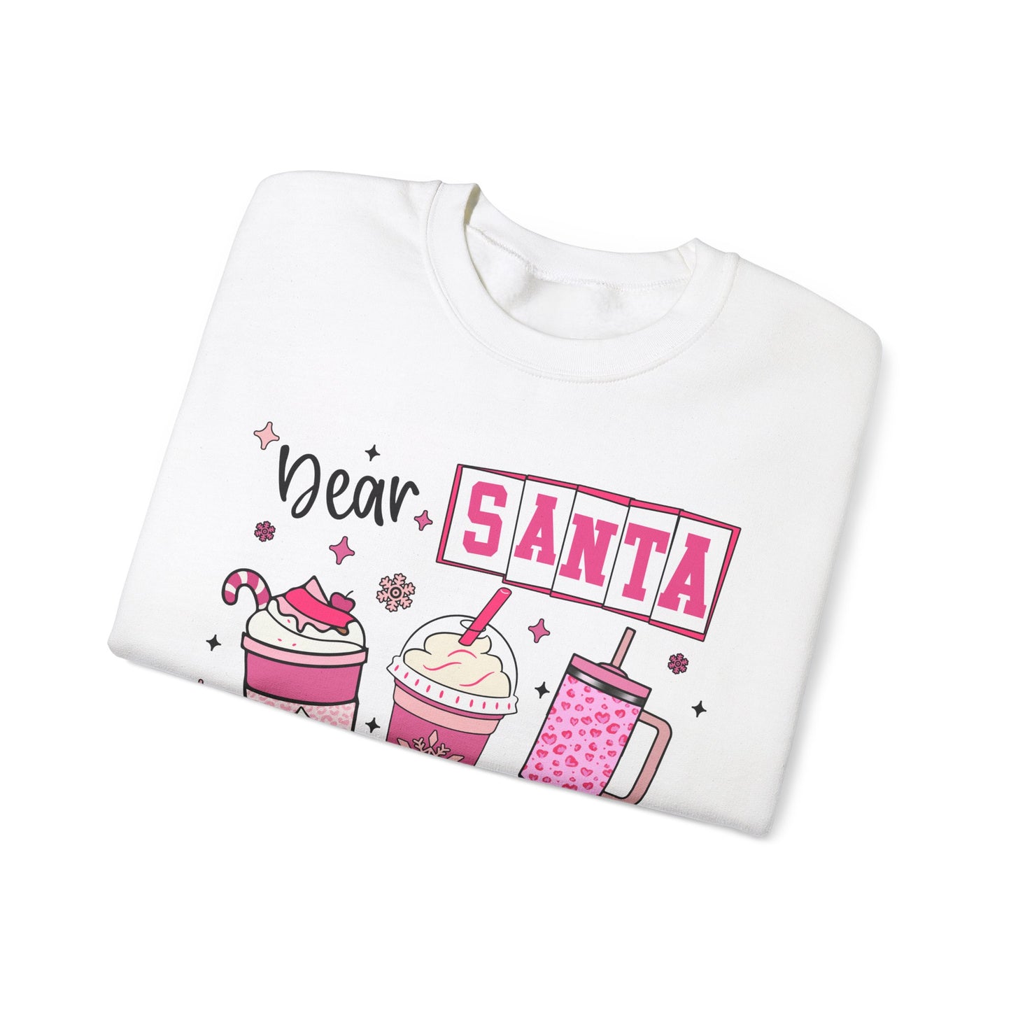 Dear Santa Just Bring Coffee Heavy Blend™ Crewneck Sweatshirt