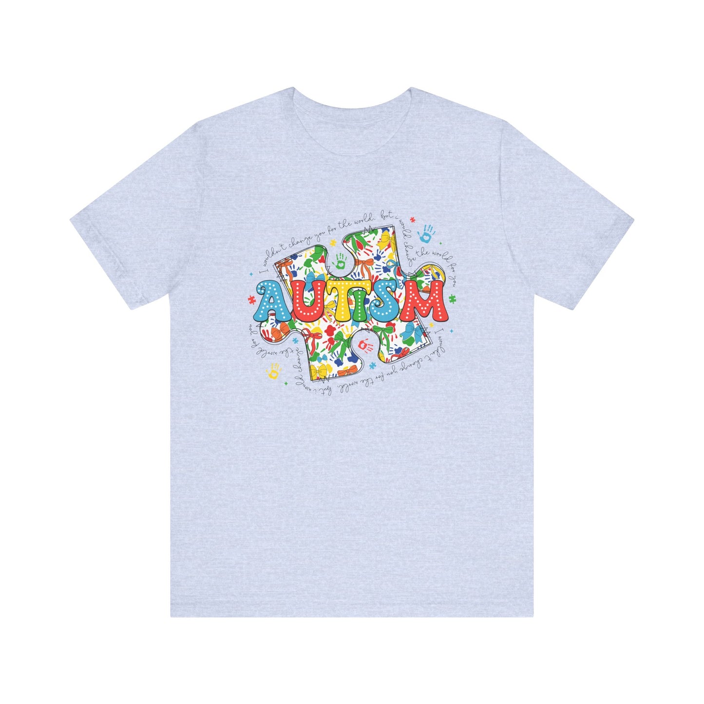 Autism Puzzle Jersey Short Sleeve Tee