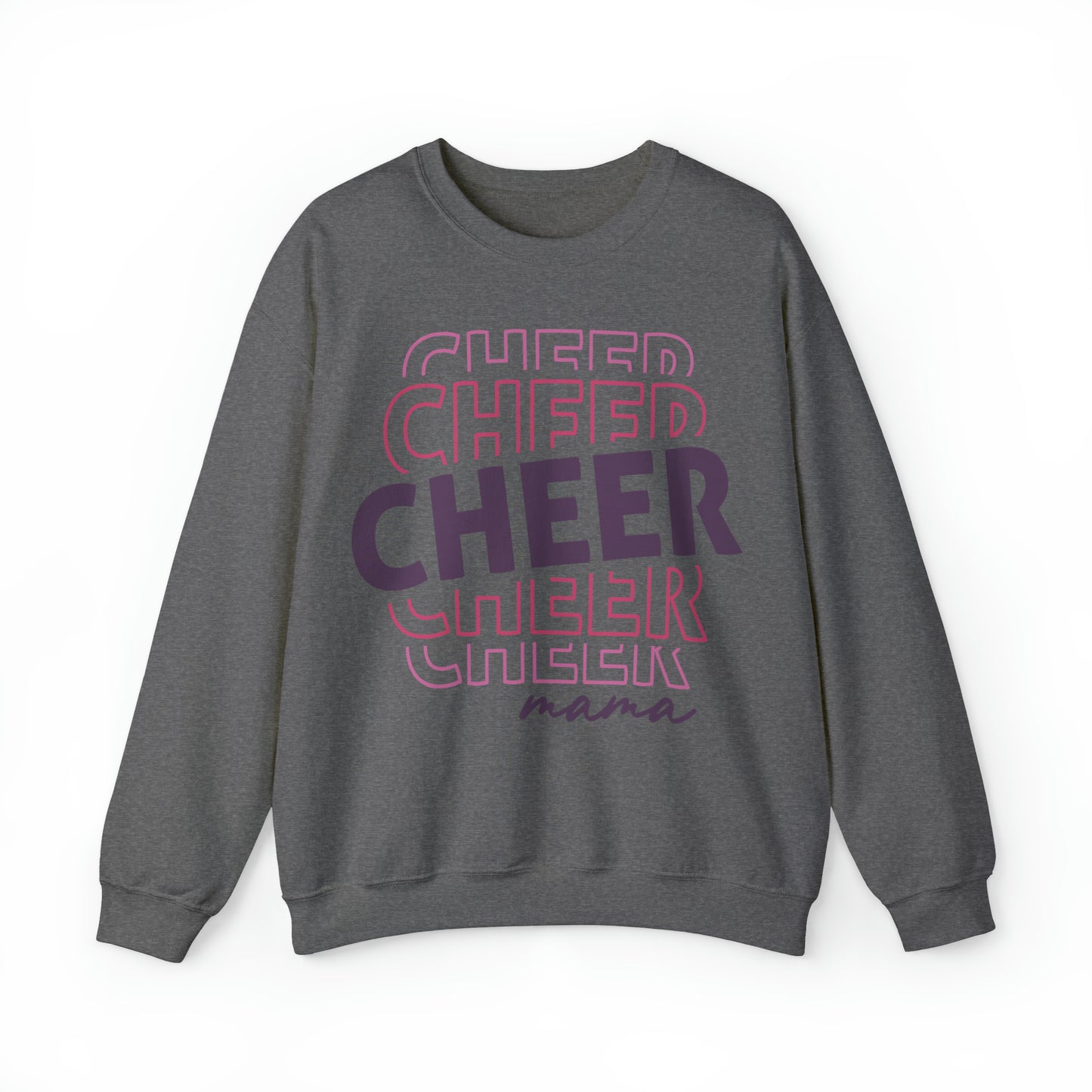 Stacked Cheer Mama Heavy Blend™ Crewneck Sweatshirt