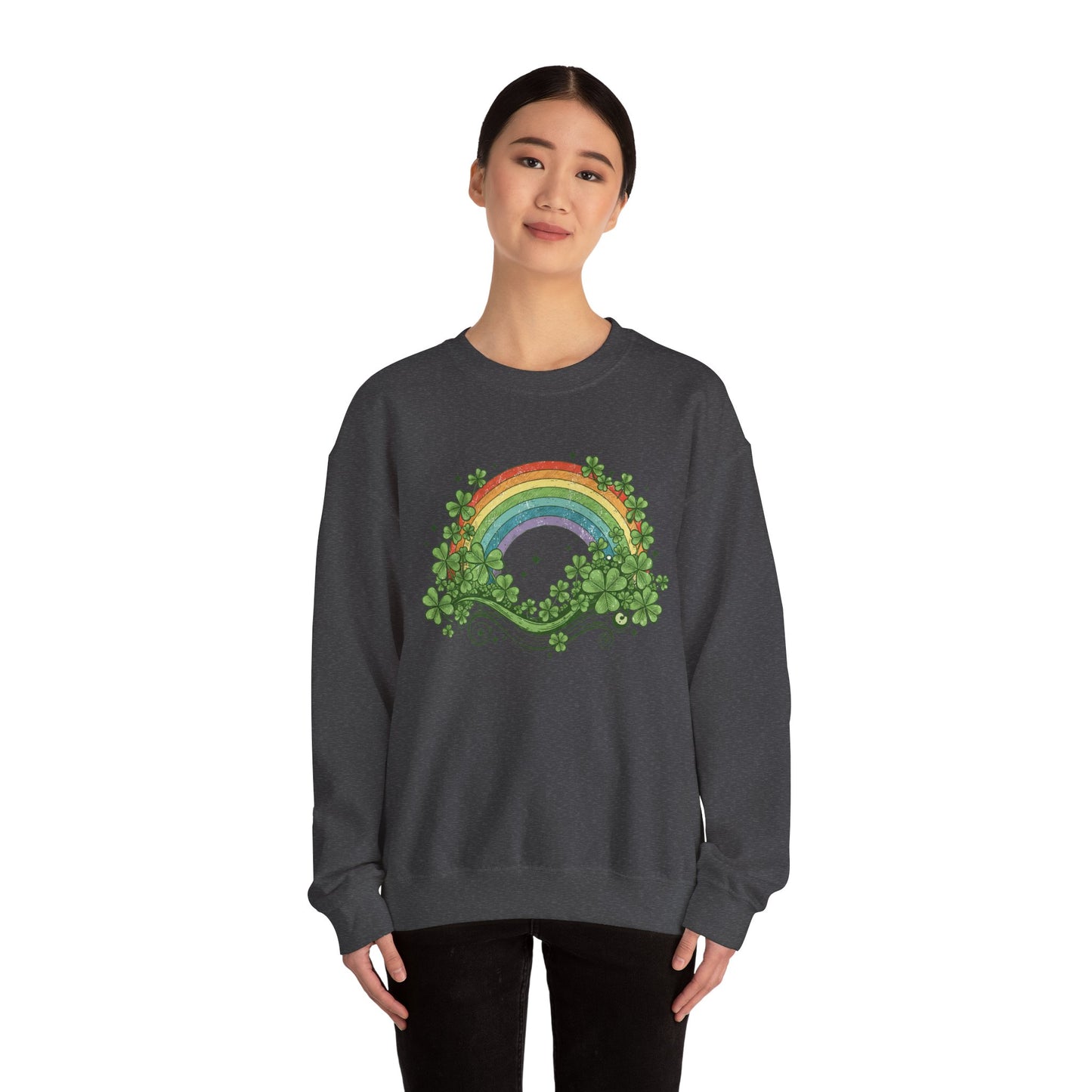 Lucky Rainbow Heavy Blend™ Crewneck Sweatshirt